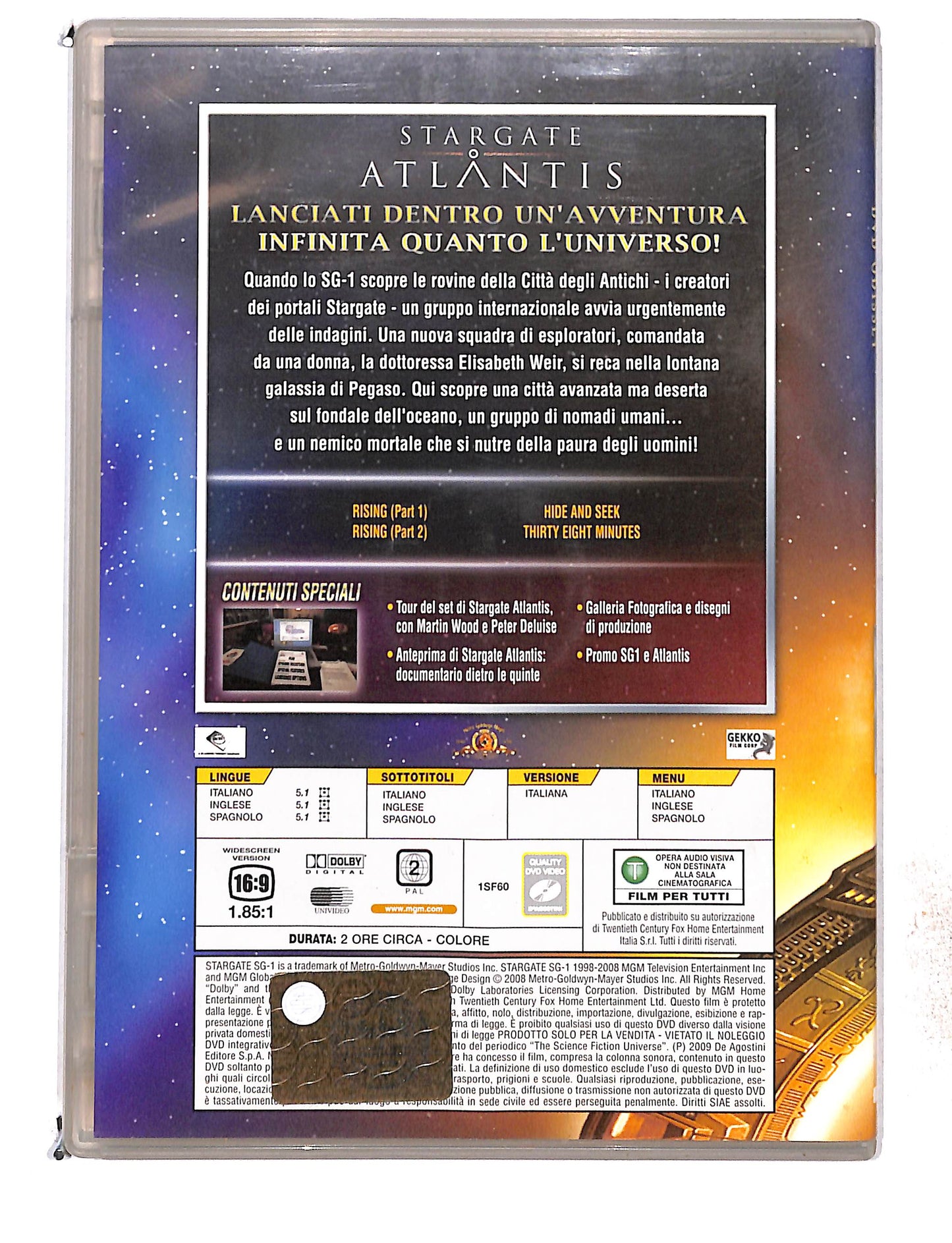 EBOND Stargate dvd Odissey Atlantis File 1-4 EDITORIALE DVD DB761468