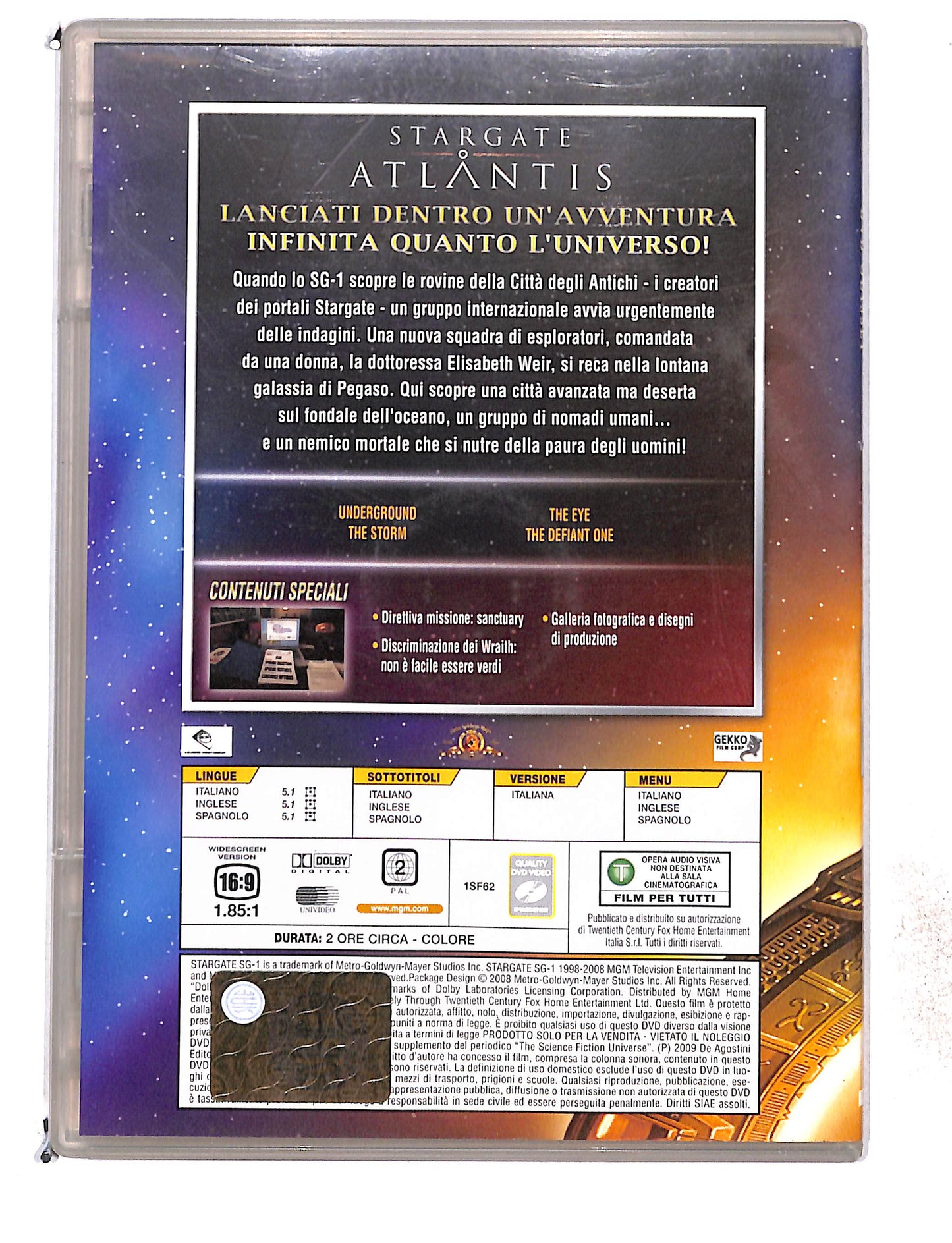 EBOND Stargate dvd Odissey Atlantis File 9-12 EDITORIALE DVD DB761469