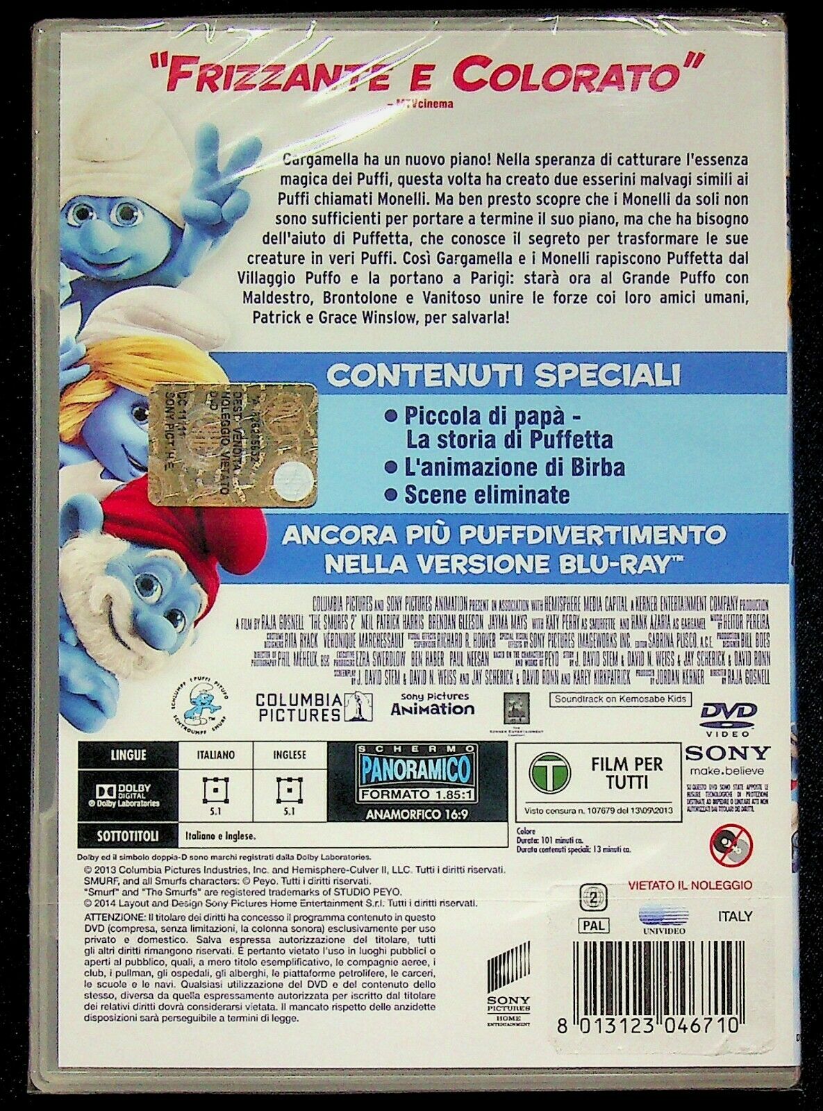 EBOND I Puffi 2 SLIMCASE DVD DB761960