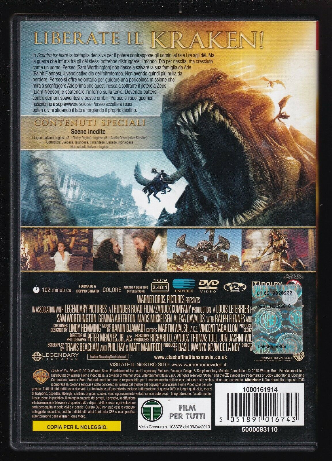 EBOND Scontro Tra Titani - Ex-noleggio DVD DB762862