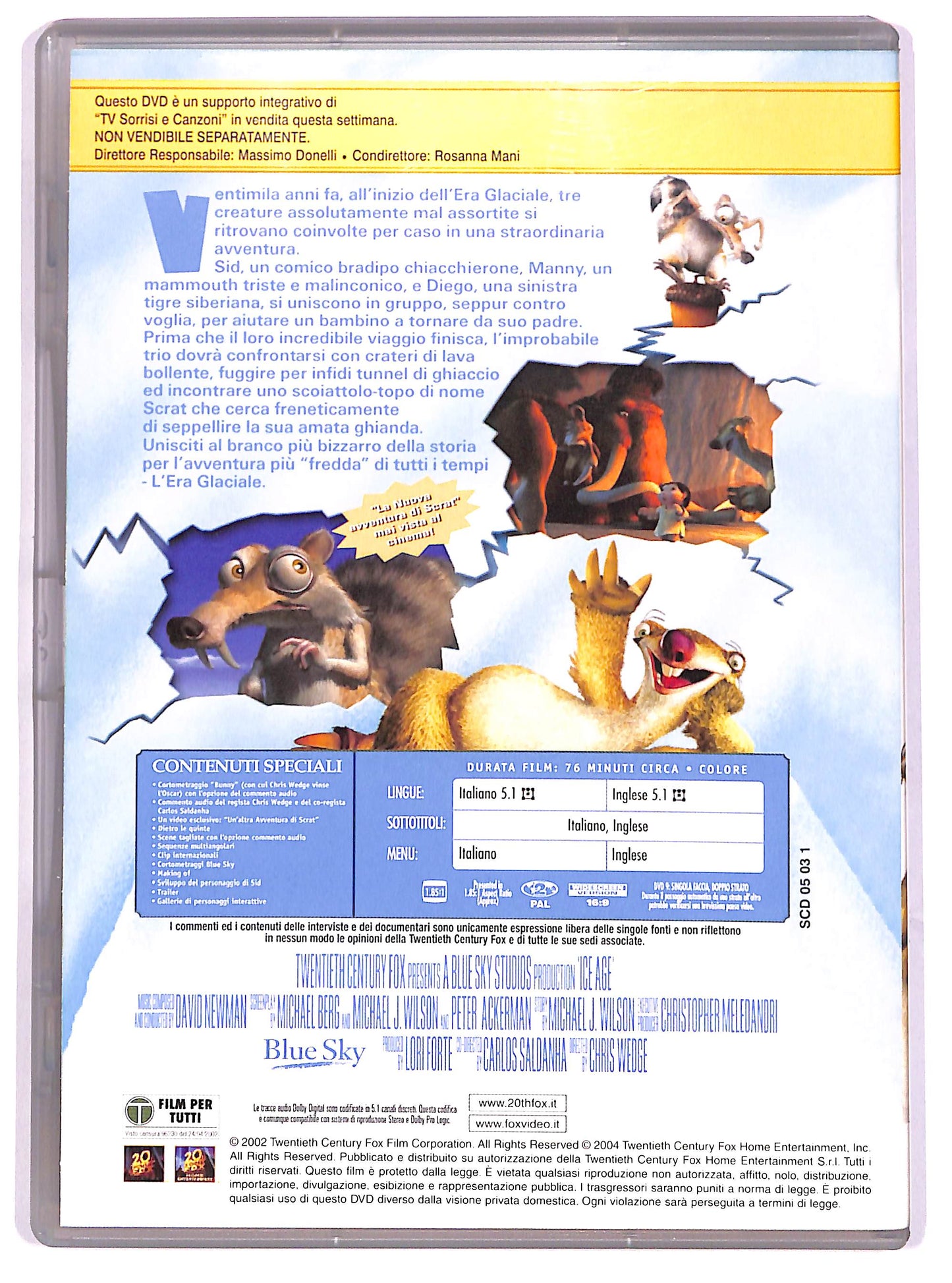 EBOND L'era glaciale EDITORIALE DVD DB763308
