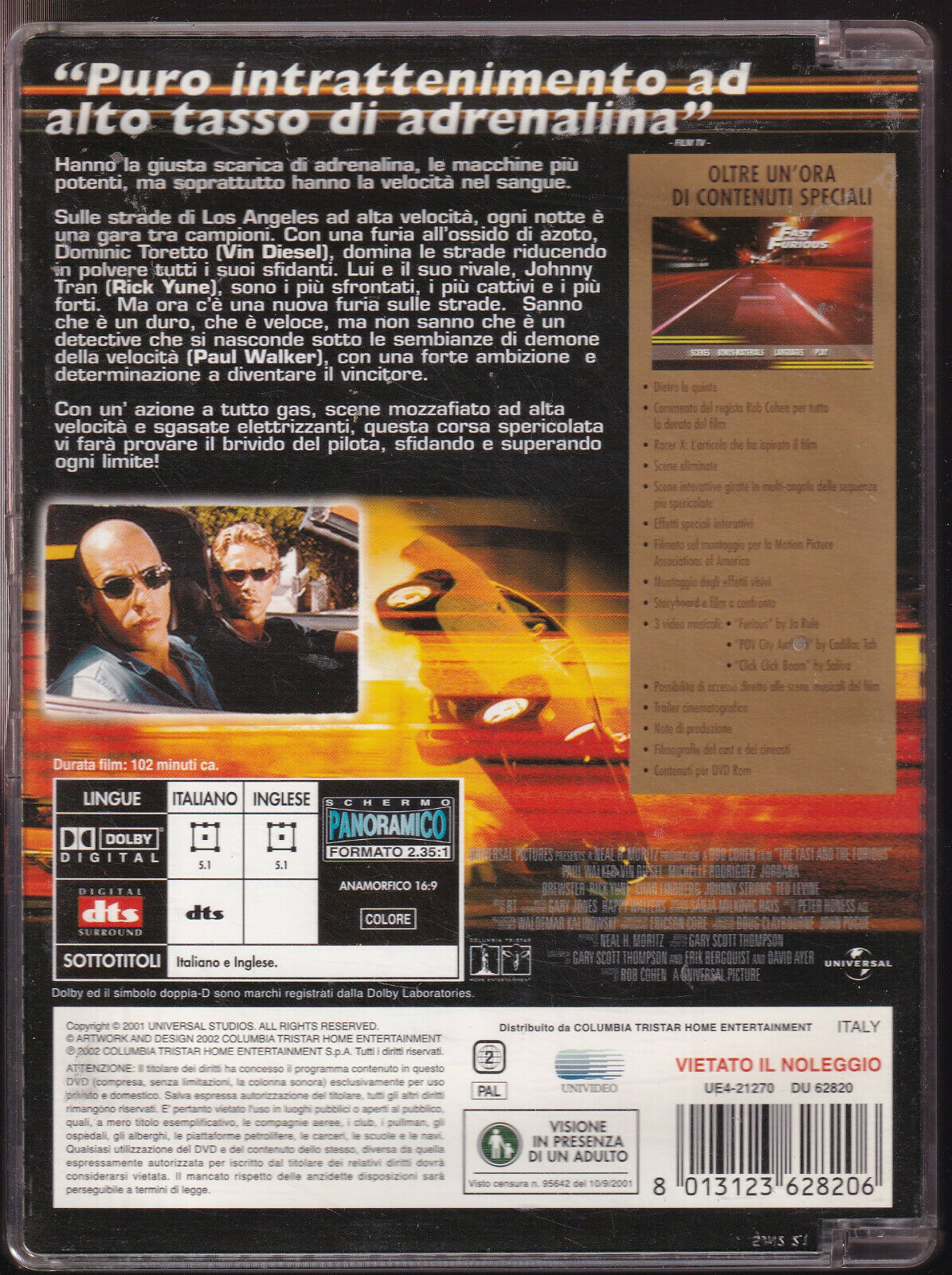 EBOND Fast And Furious DVD DB763344