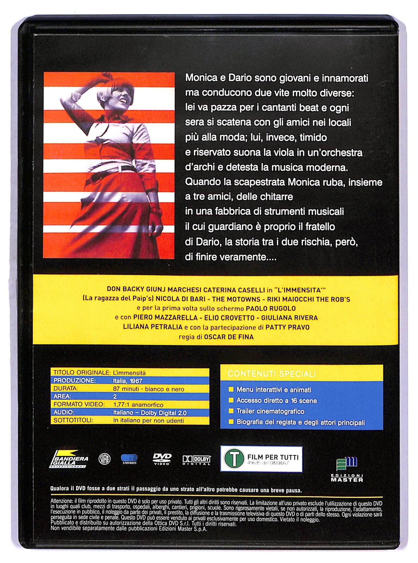 EBOND L'immensita La ragazza del Paip's vol.6 EDITORIALE DVD DB763403