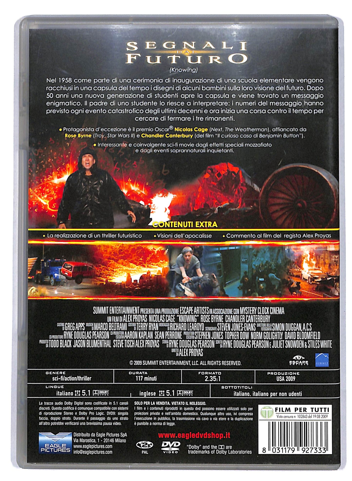 EBOND Segnali dal Futuro NOLEGGIO DVD DB763803