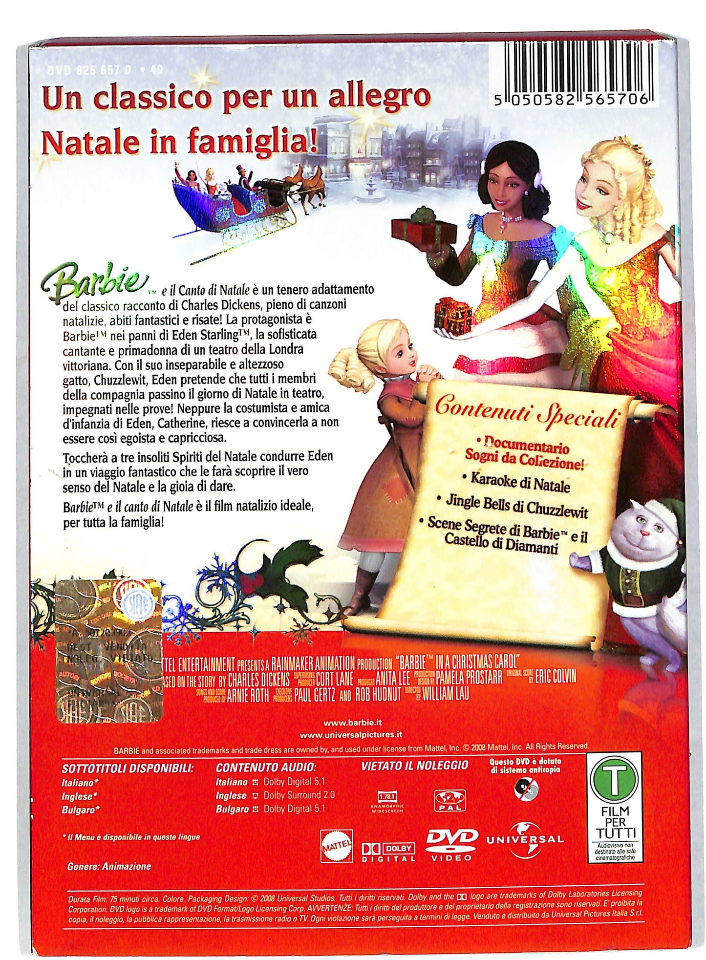 EBOND Barbie il canto di natale NOLEGGIO DVD DB763842