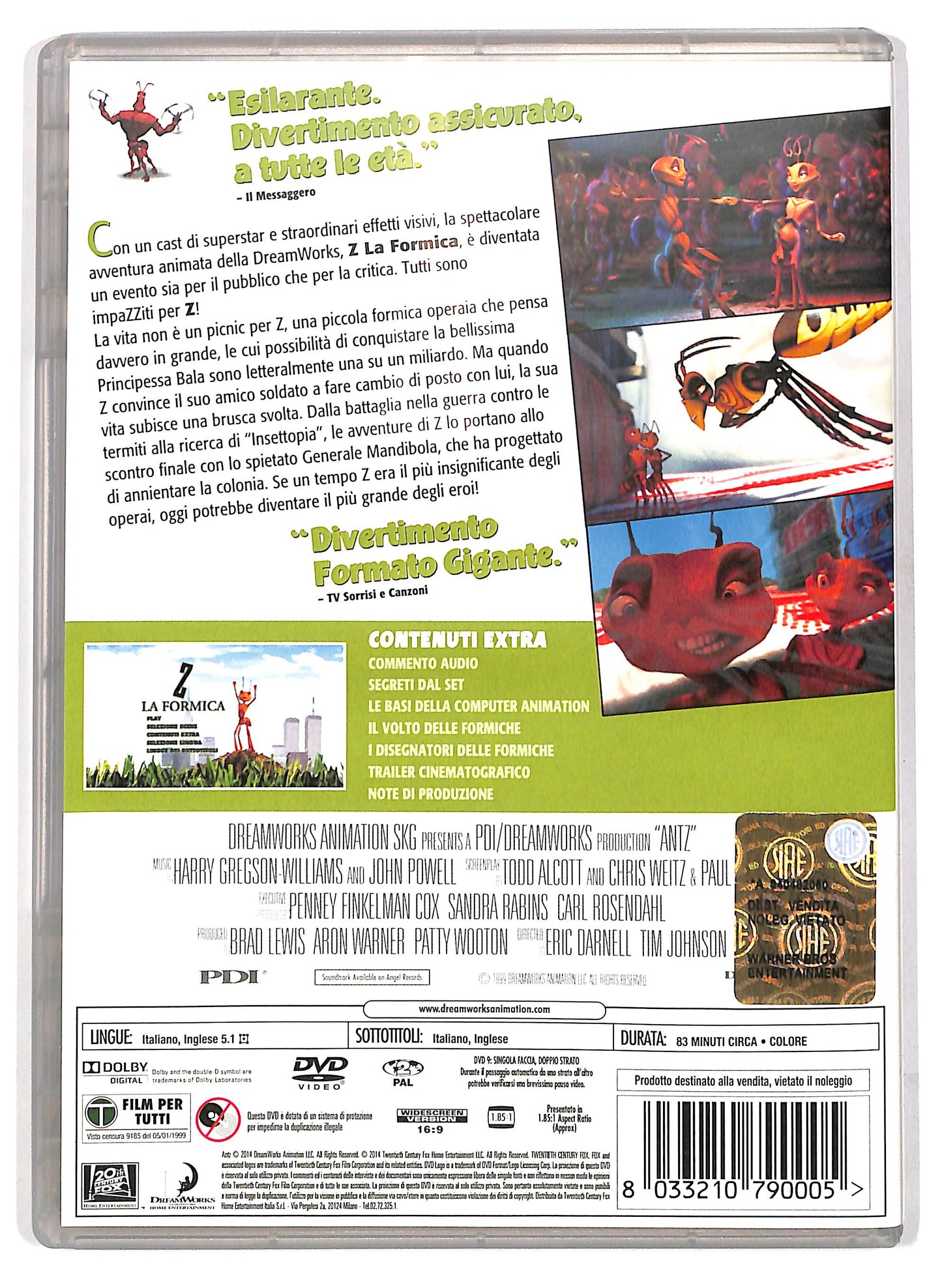 EBOND Z La formica NOLEGGIO DVD DB763865