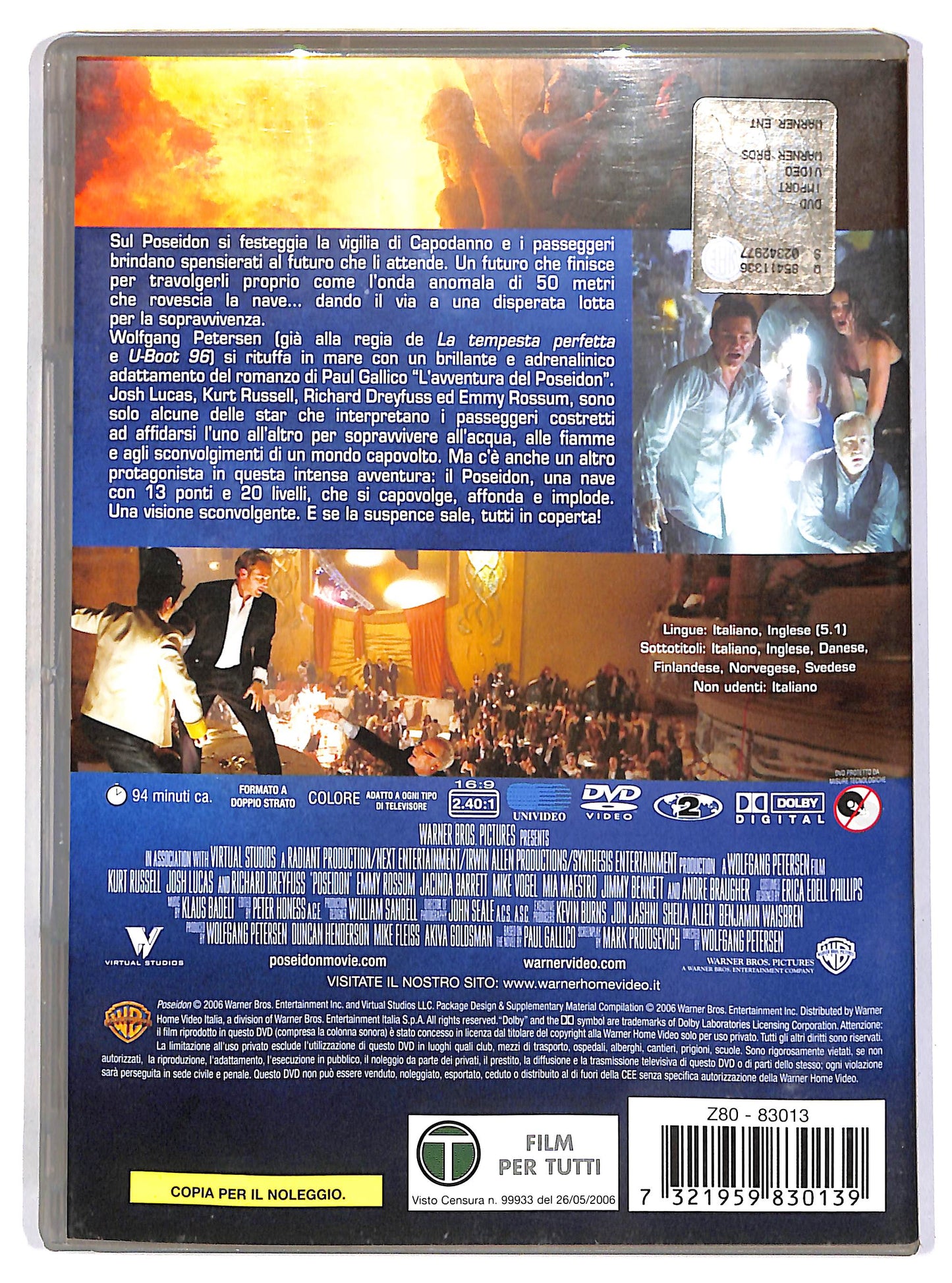 EBOND Poseidon NOLEGGIO DVD DB764363