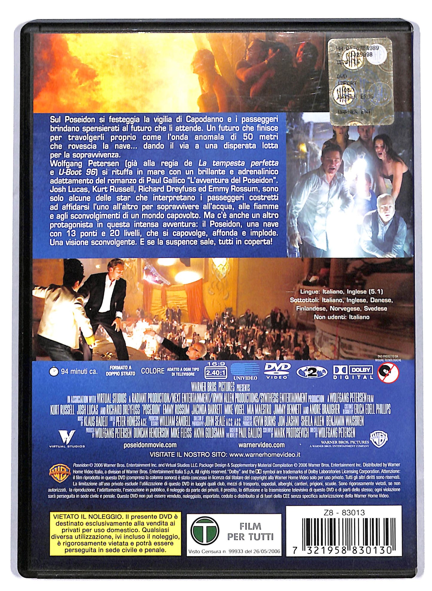 EBOND Poseidon NOLEGGIO DVD DB764406