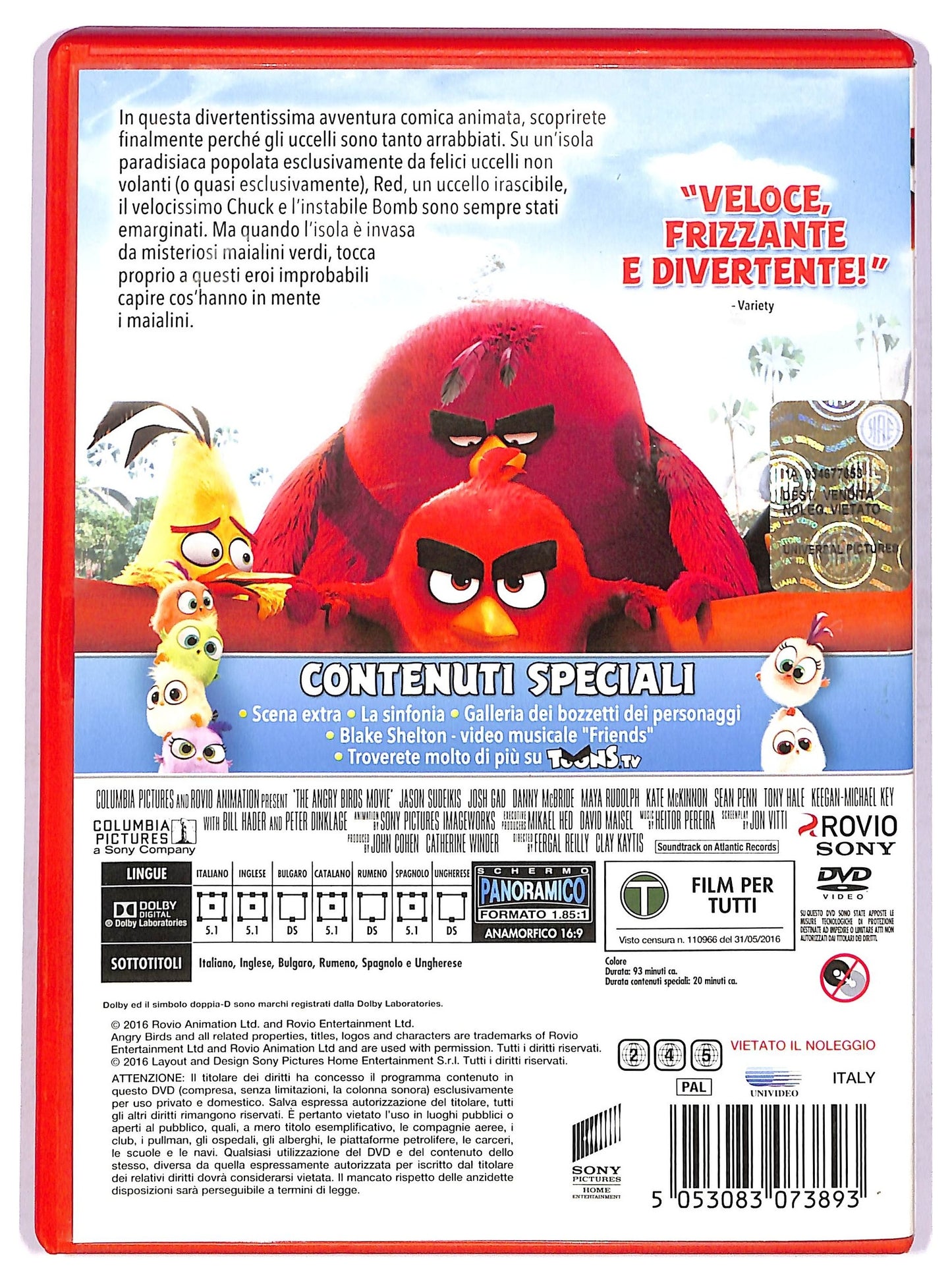 EBOND Angry Birds - Il Film DVD DB764454