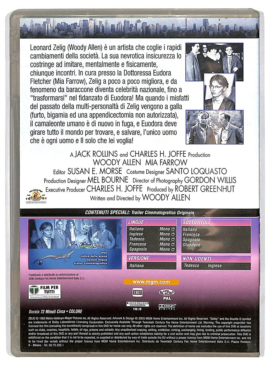 EBOND Zelig - Woody Allen DVD DB764643