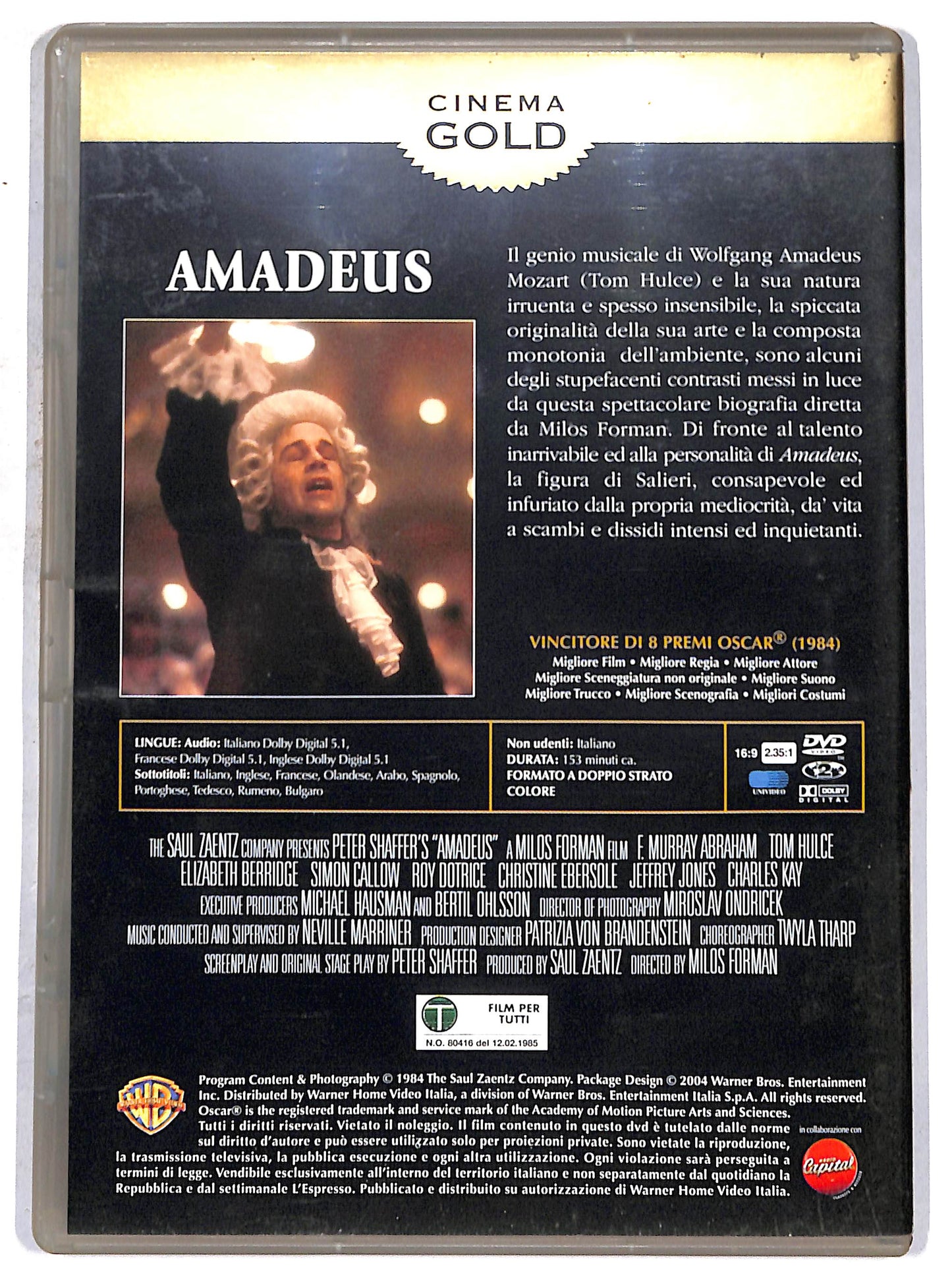 EBOND Amadeus EDITORIALE DVD DB764662
