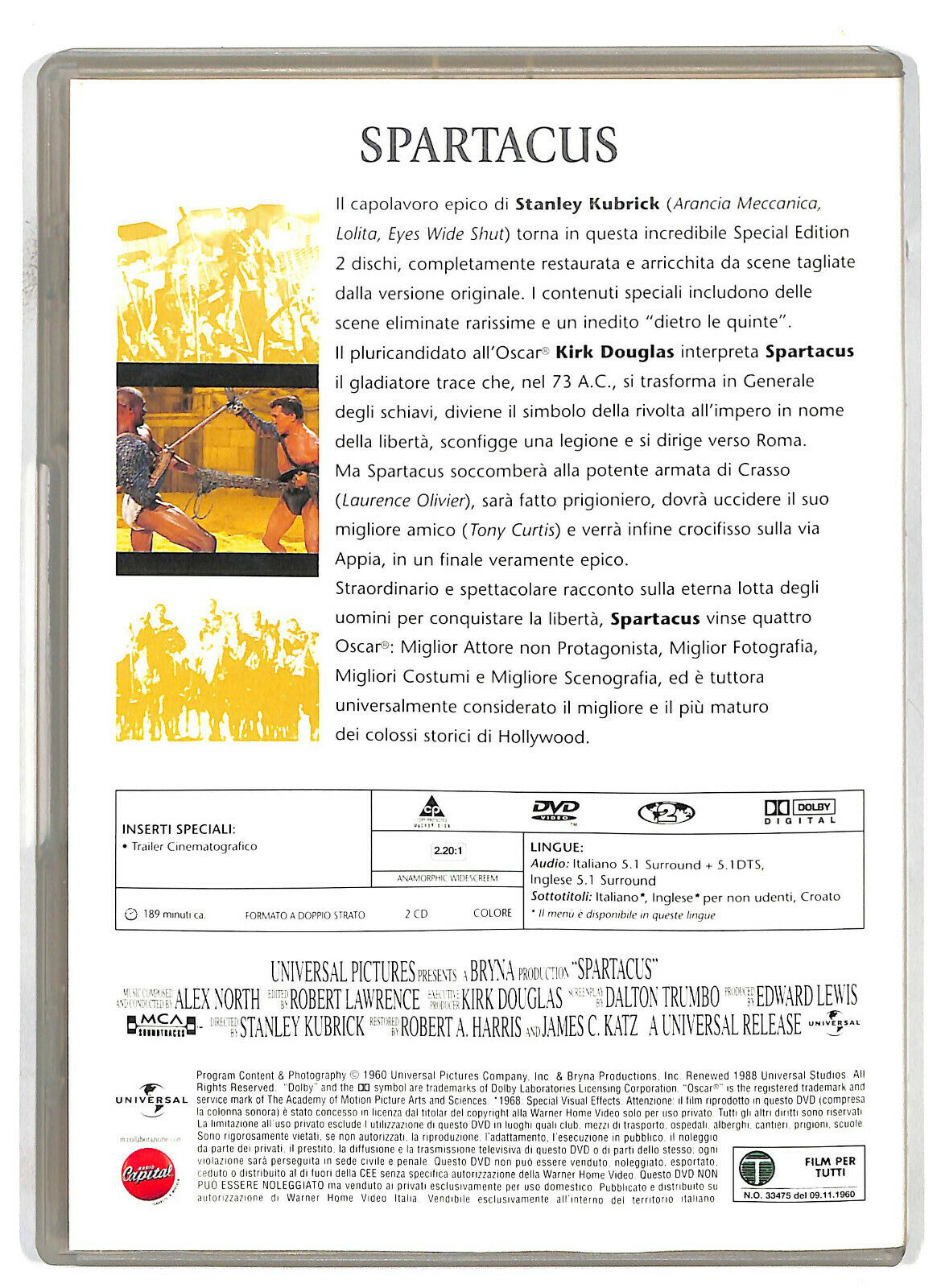 EBOND Spartacus DVD DB764663