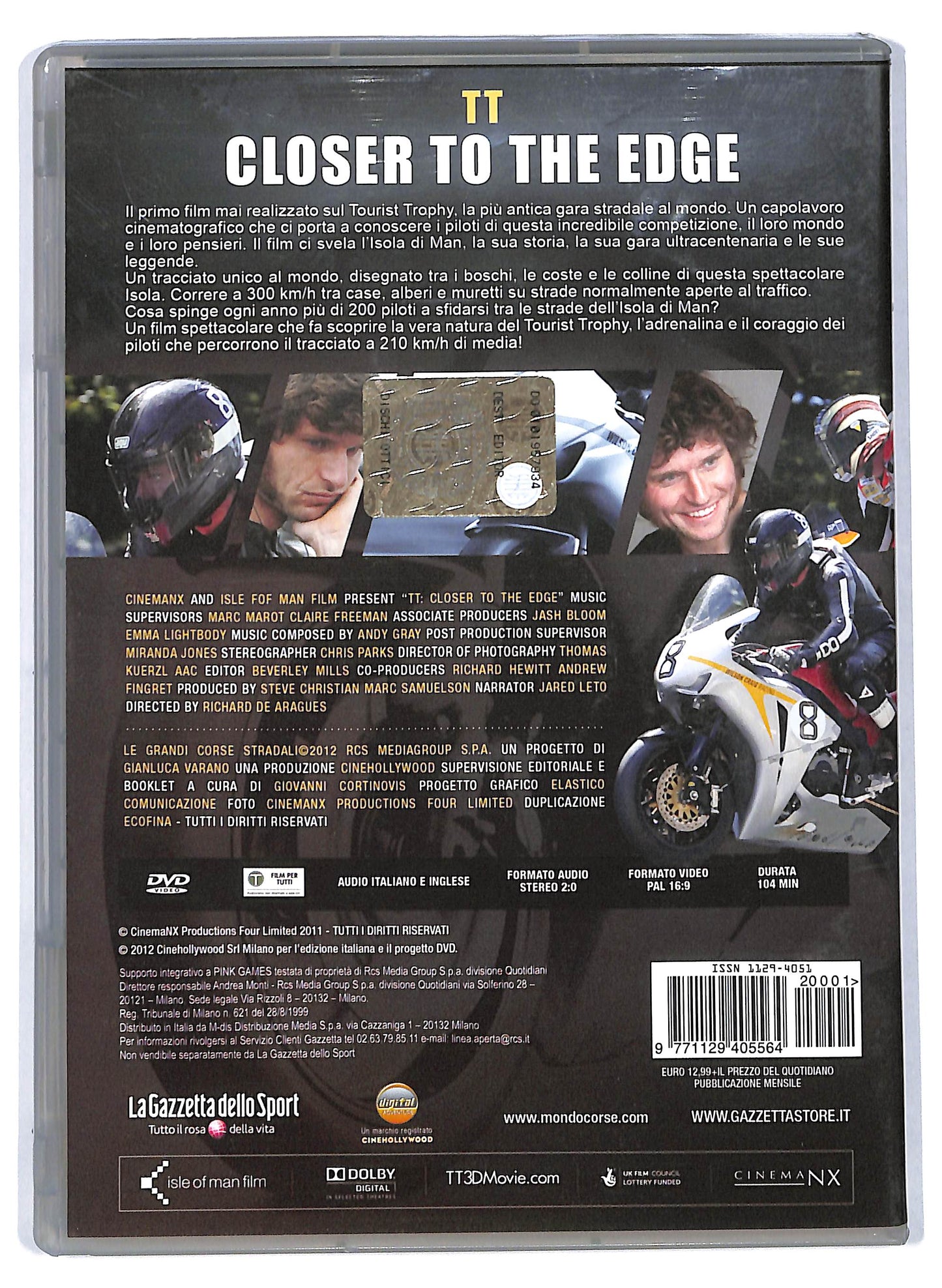 EBOND TT Closer to the edge EDITORIALE DVD DB765143