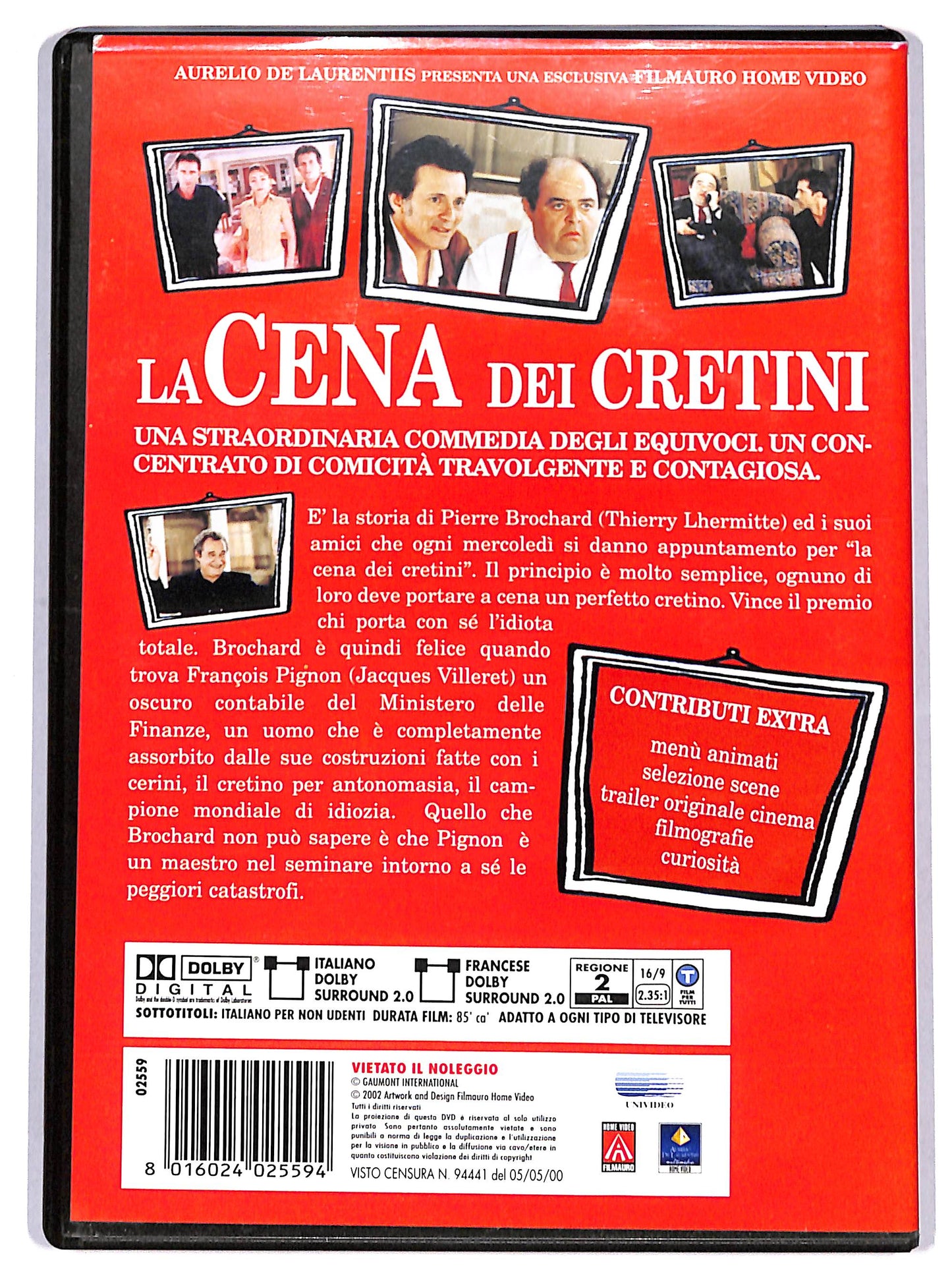 EBOND la cena dei cretini DVD DB765605