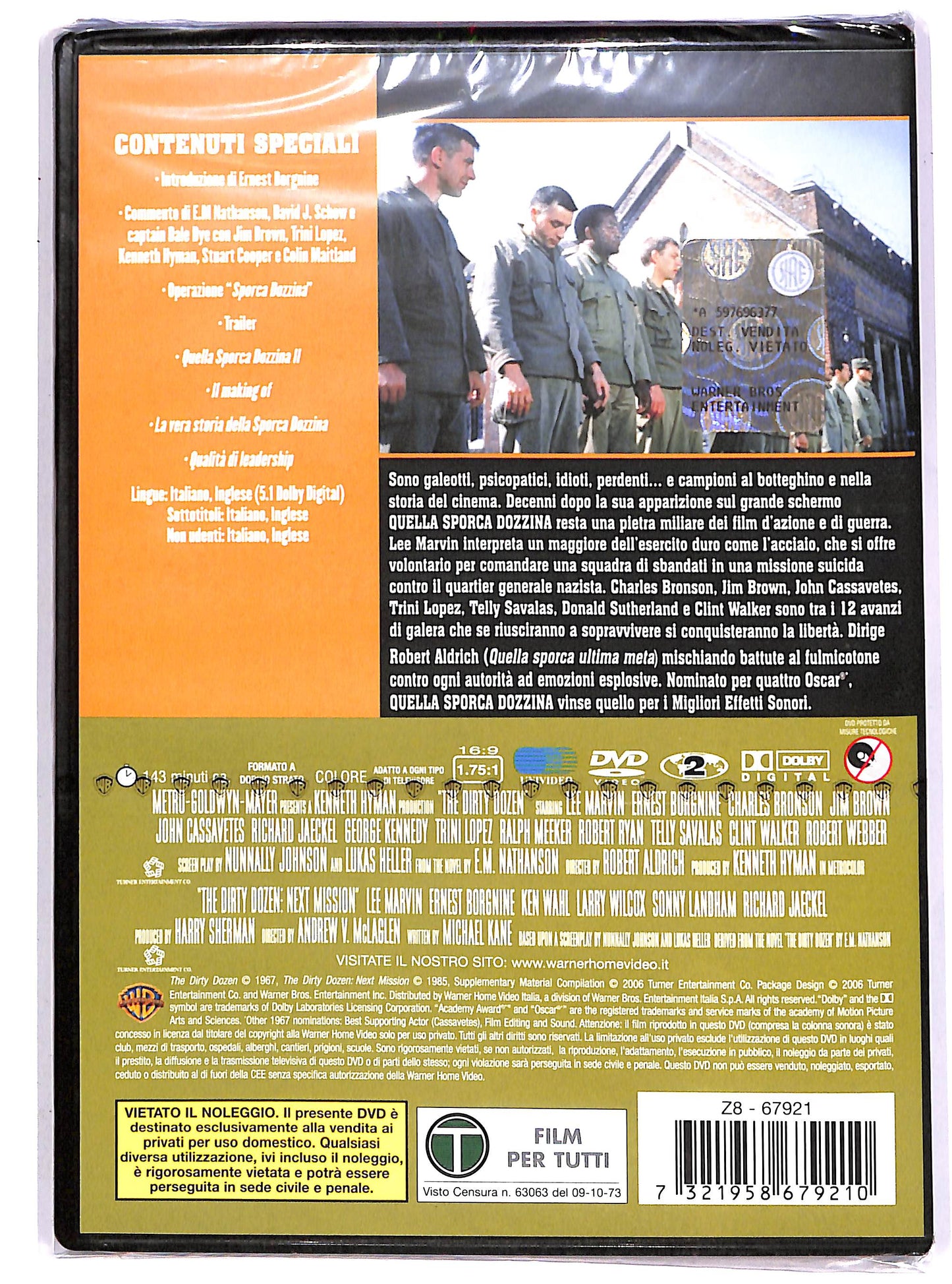 EBOND Quella sporca dozzina EDIZIONE SPECIALE DVD DB765653