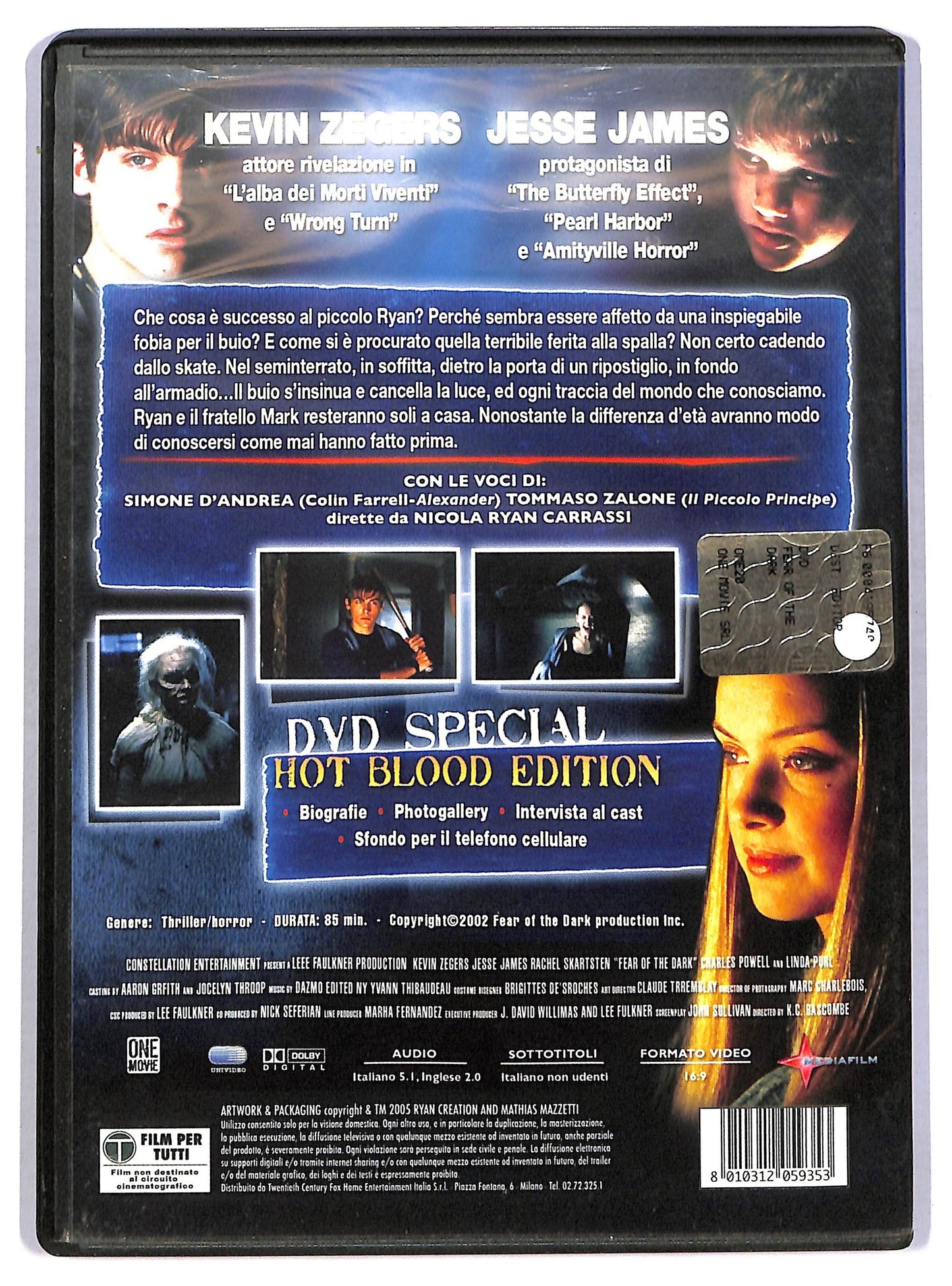 EBOND Fear of the Dark EDITORIALE DVD DB765930