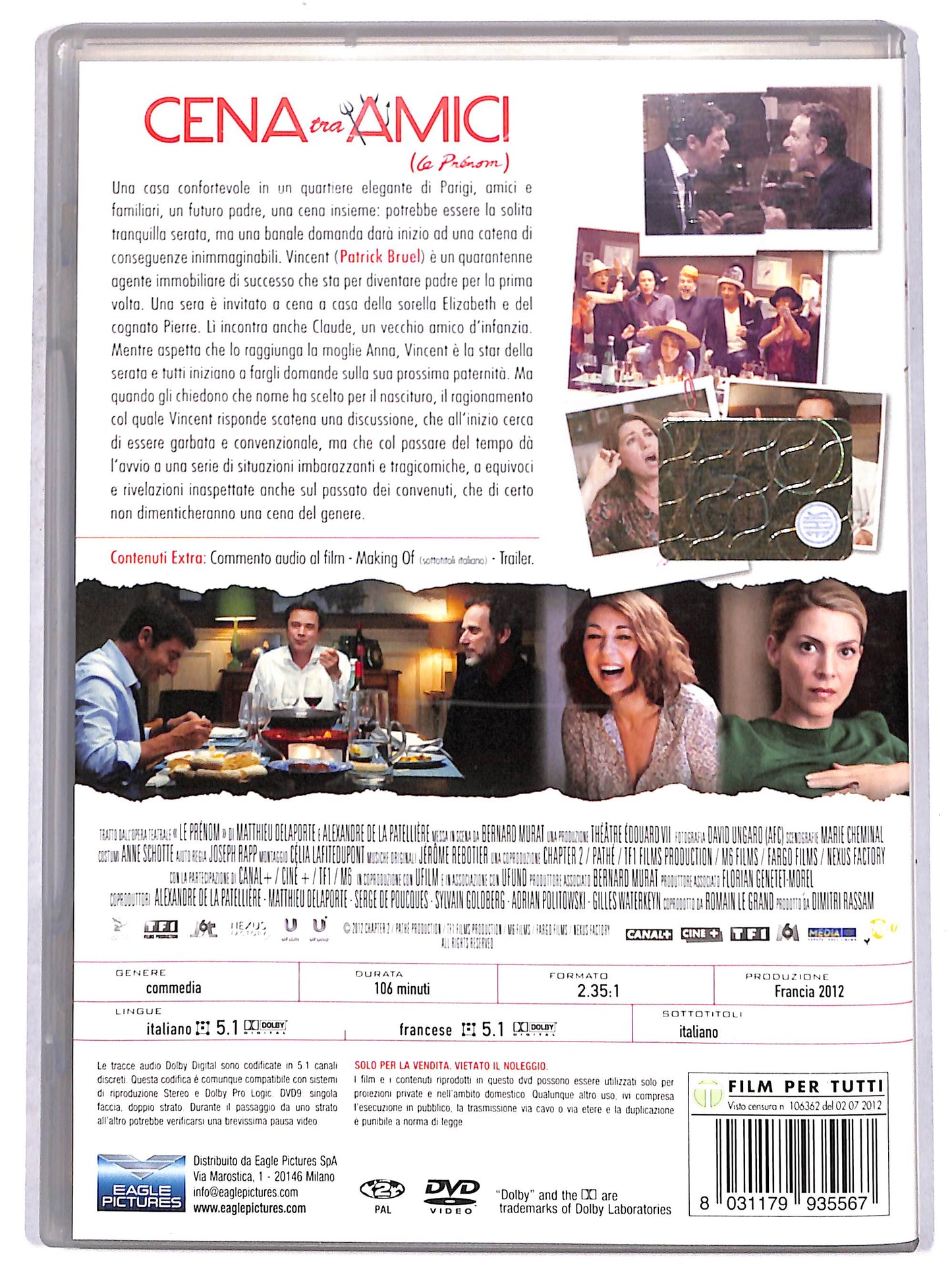 EBOND cena tra amici DVD DB765942