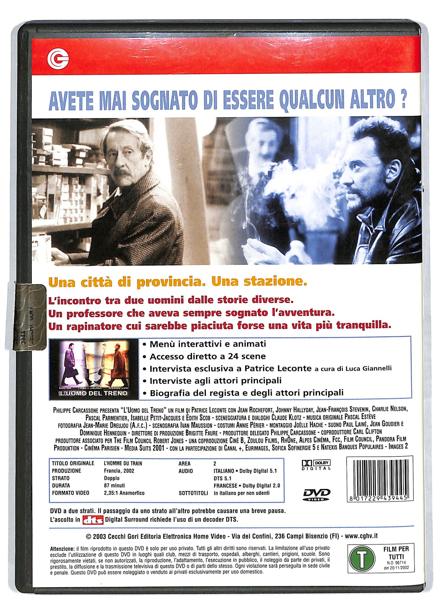 EBOND L'uomo del treno DVD DB765956