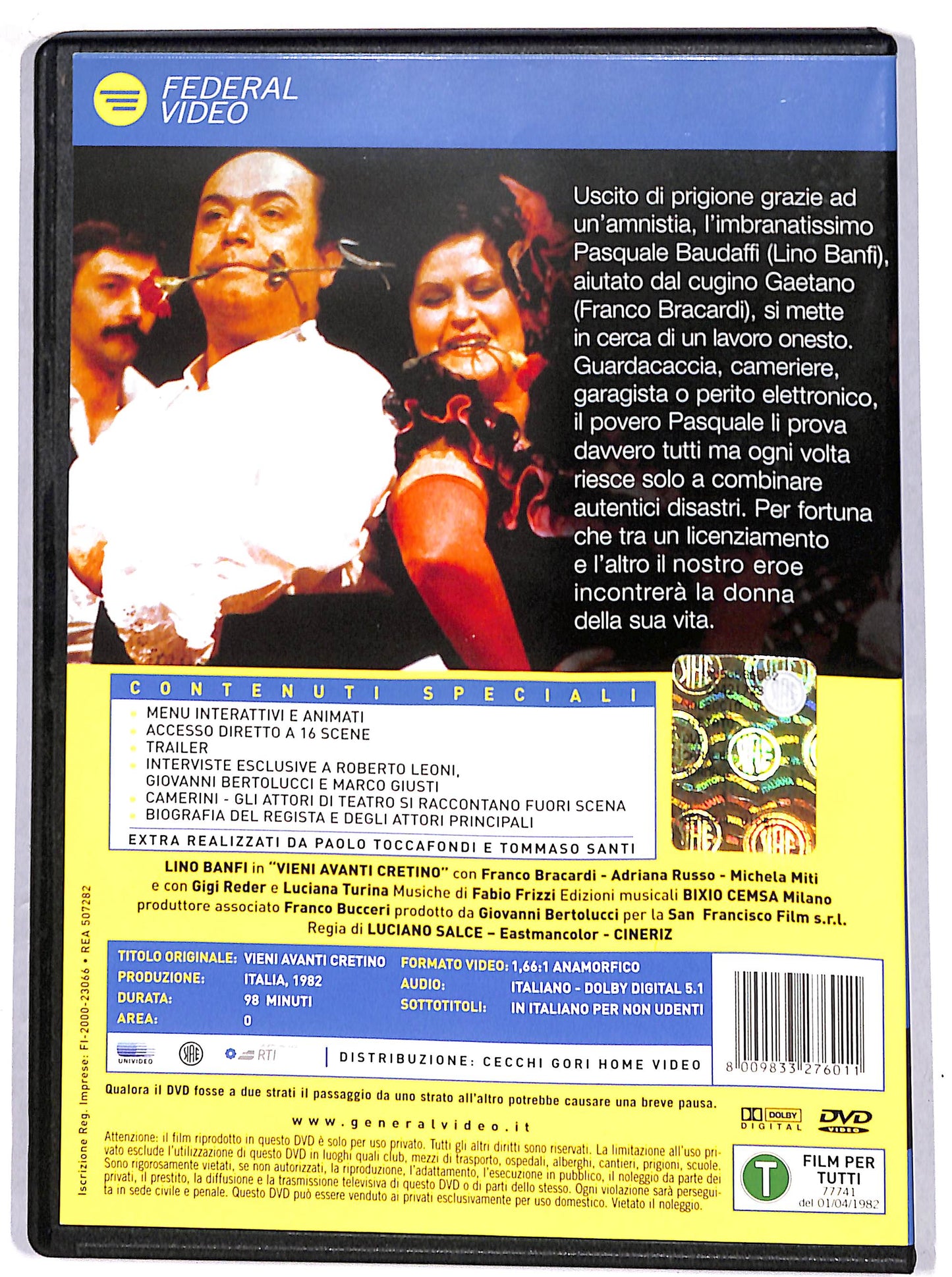 EBOND Vieni avanti cretino DVD DB766440