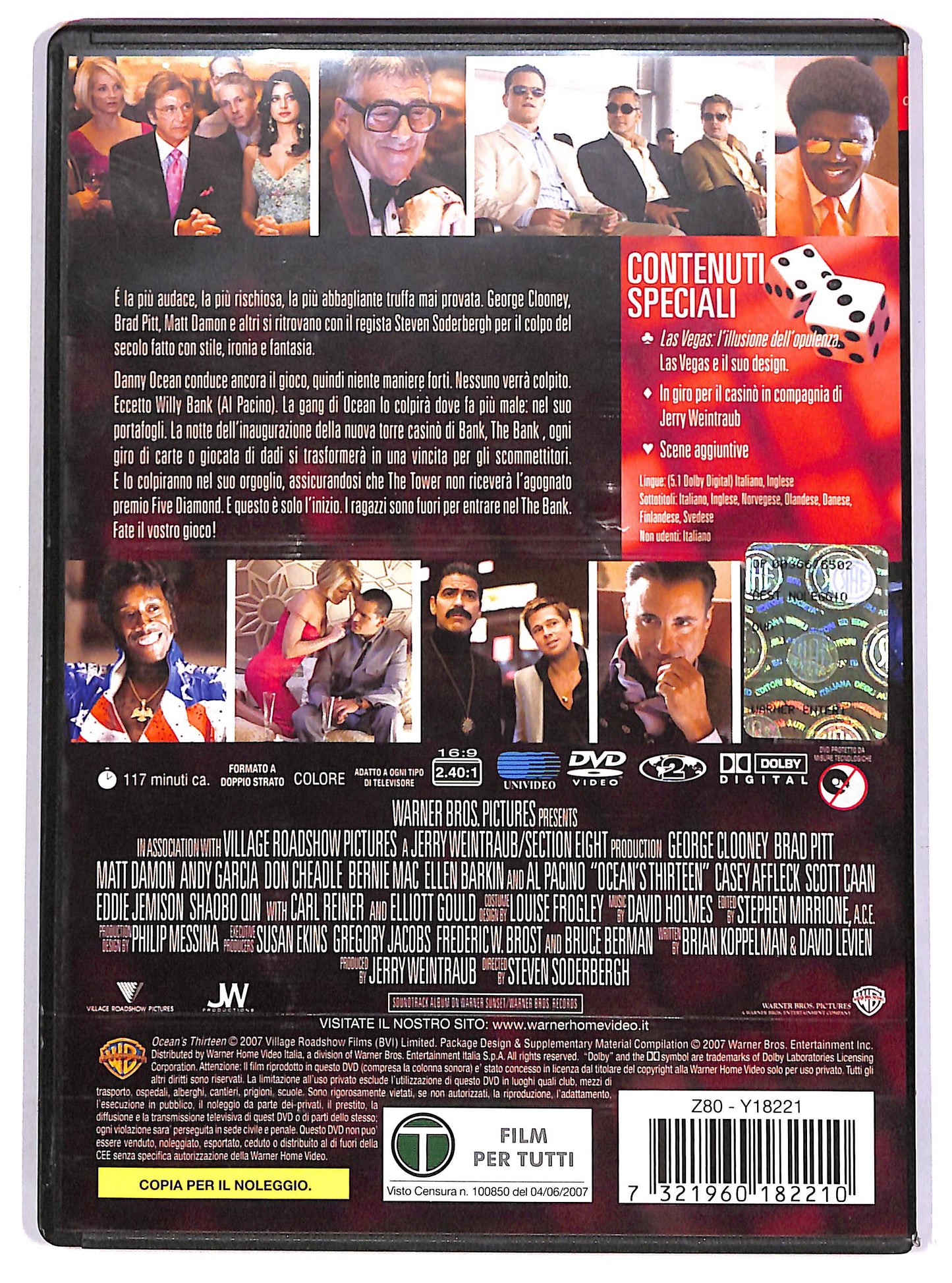 EBOND Ocean's Thirteen NOLEGGIO DVD DB766849