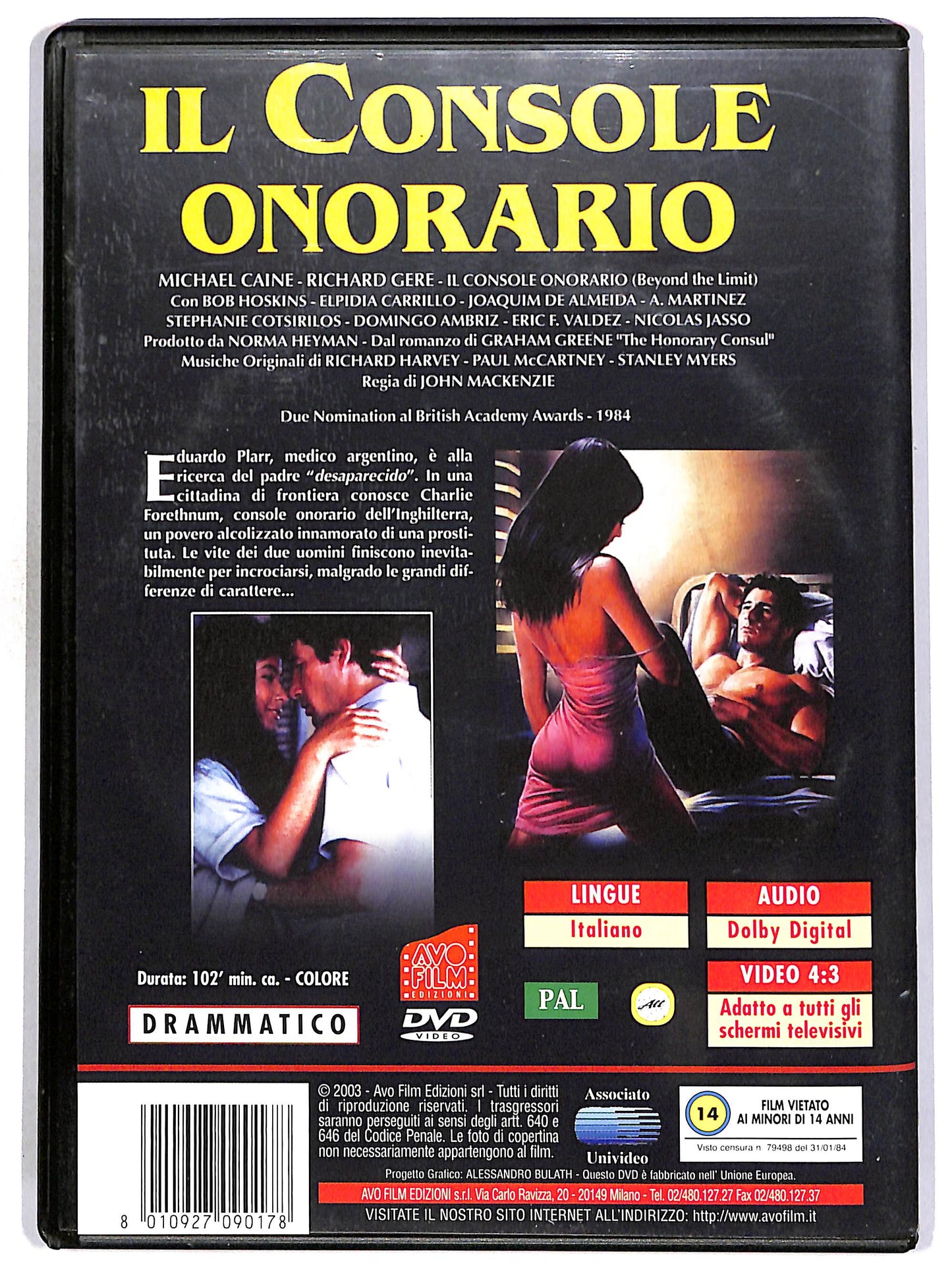 EBOND Il Console Onorario DVD DB766857