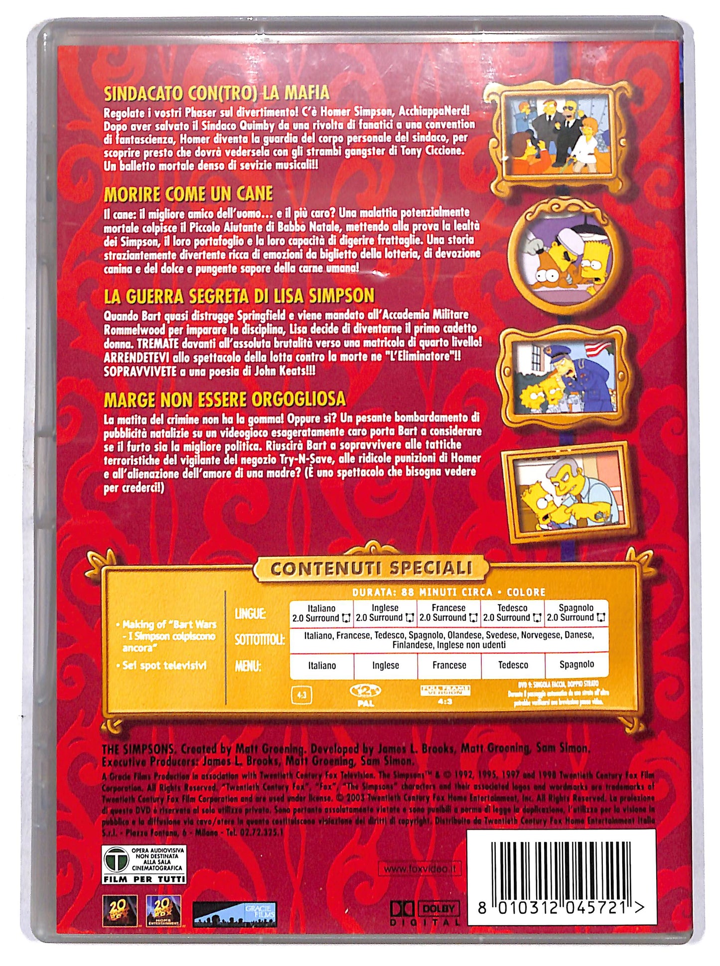 EBOND Bart Wars I Simpson colpiscono ancora DVD DB766863