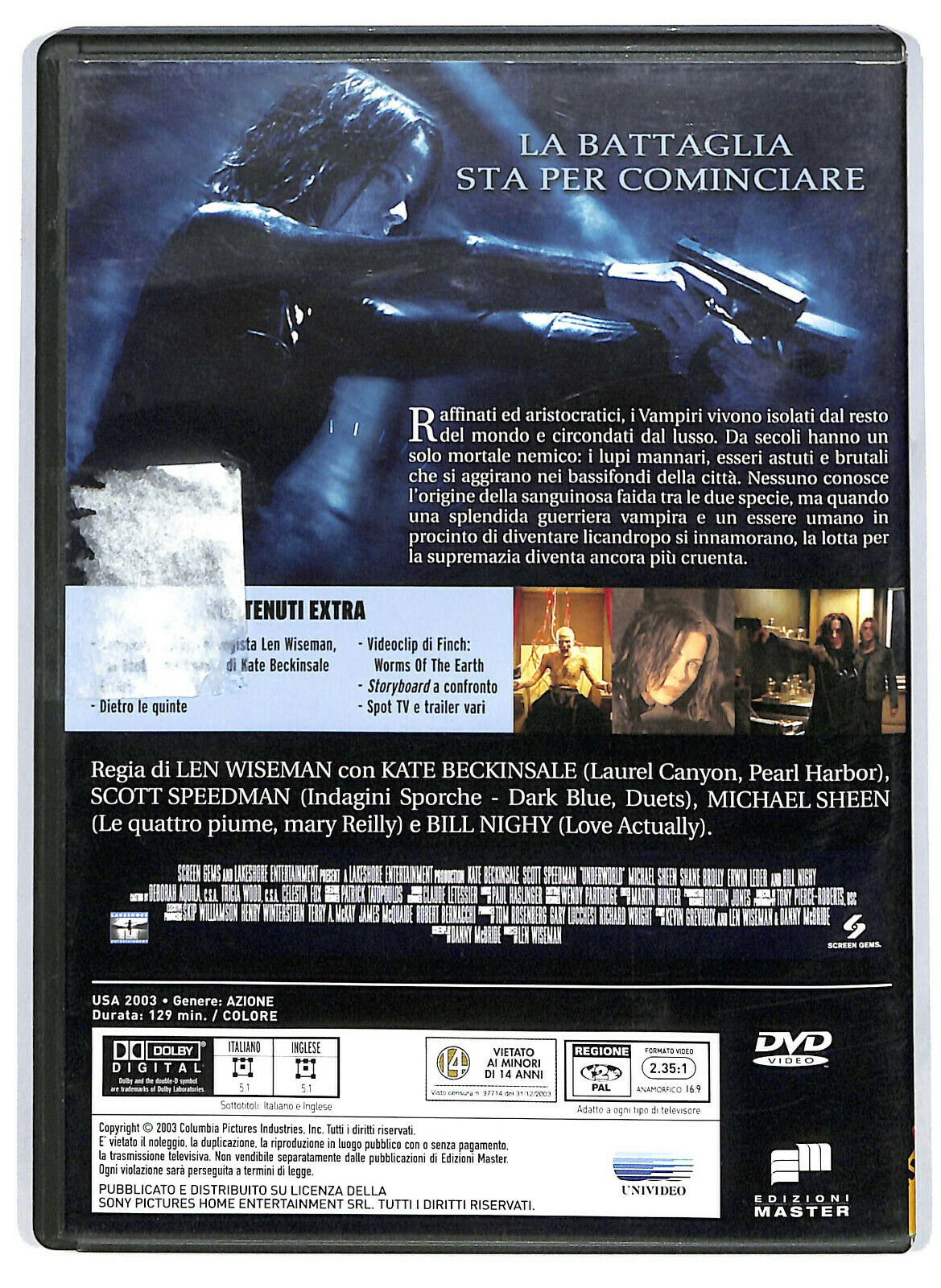 EBOND Underworld Editoriale DVD DB767043