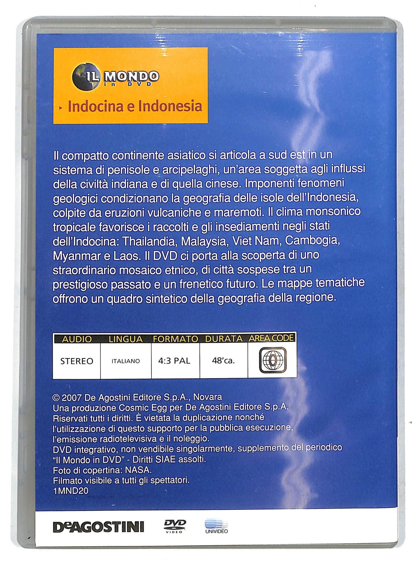 EBOND Il Mondo in - Indocina e Indonesia vol.20 EDITORIALE DVD DB767305