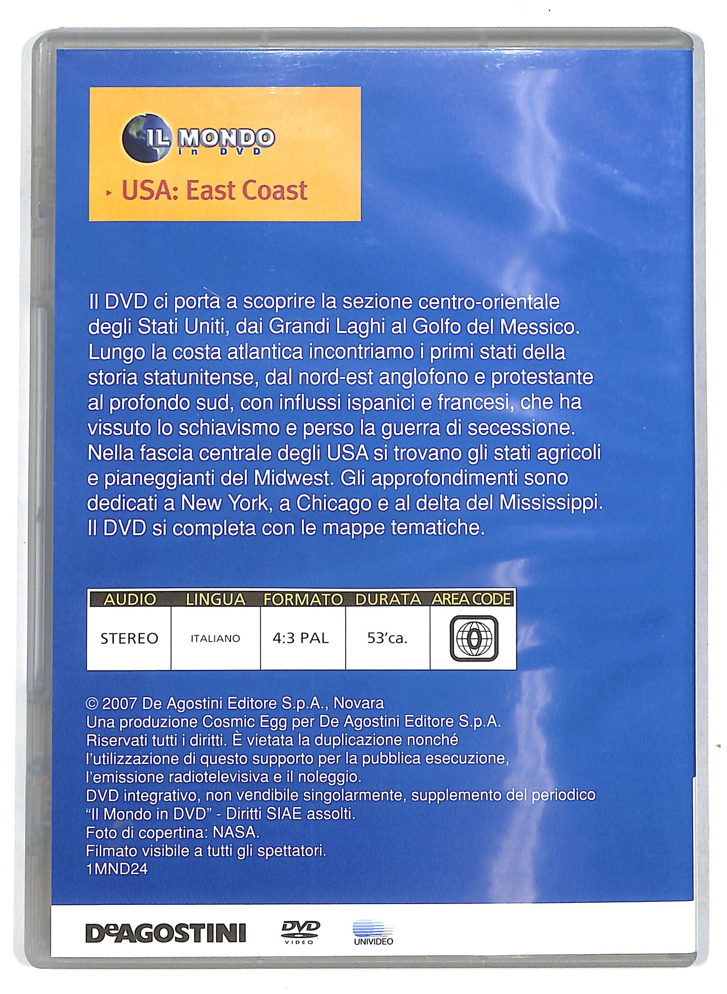 EBOND Il Mondo in - USA East Coast Volume 24 EDITORIALE DVD DB767309
