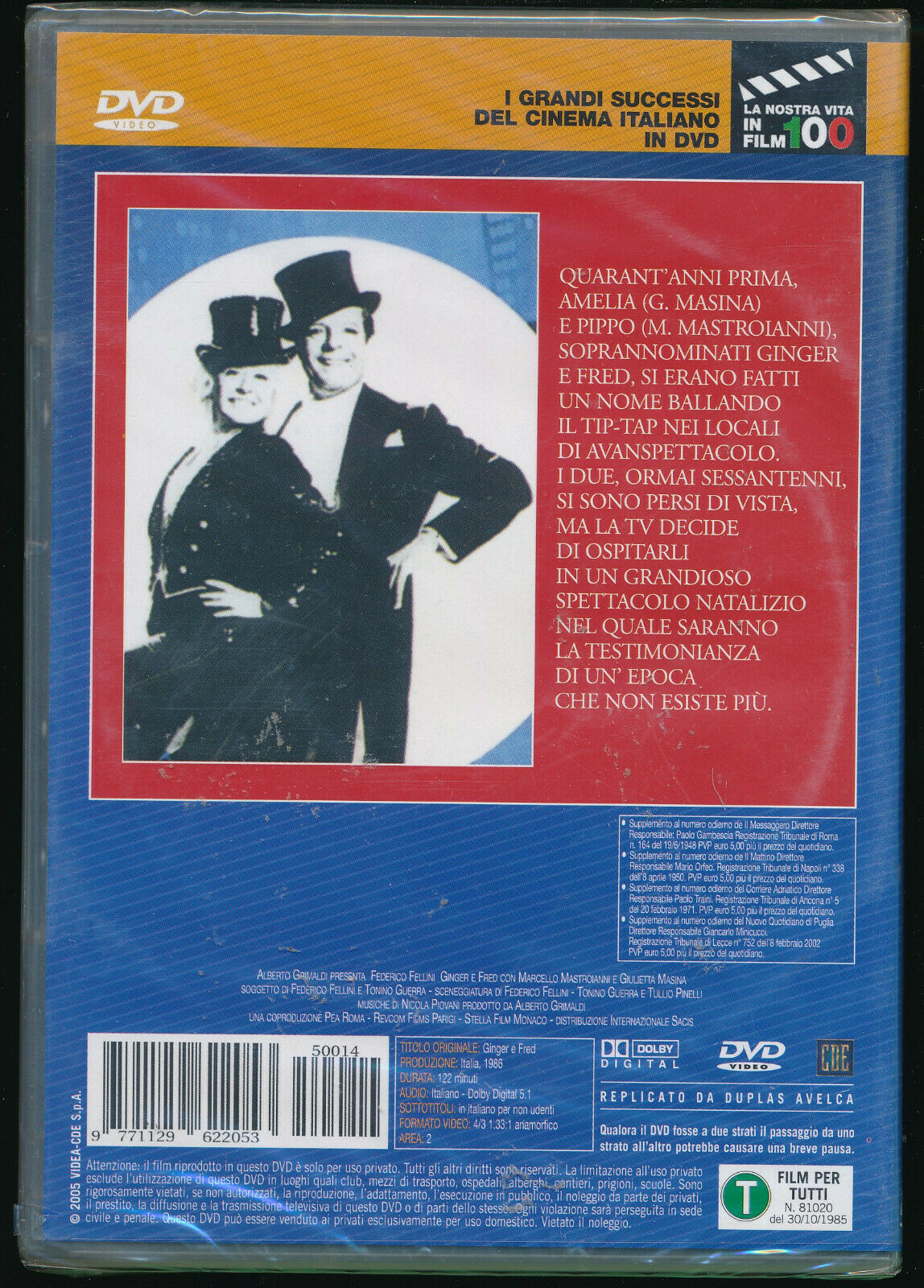 EBOND Ginger e Fred Editoriale DVD DB767320