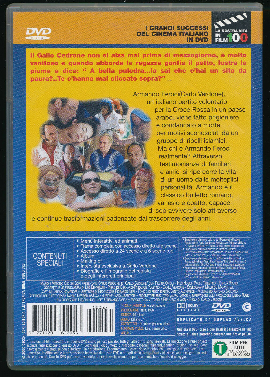 EBOND Gallo Cedrone Editoriale DVD DB767331