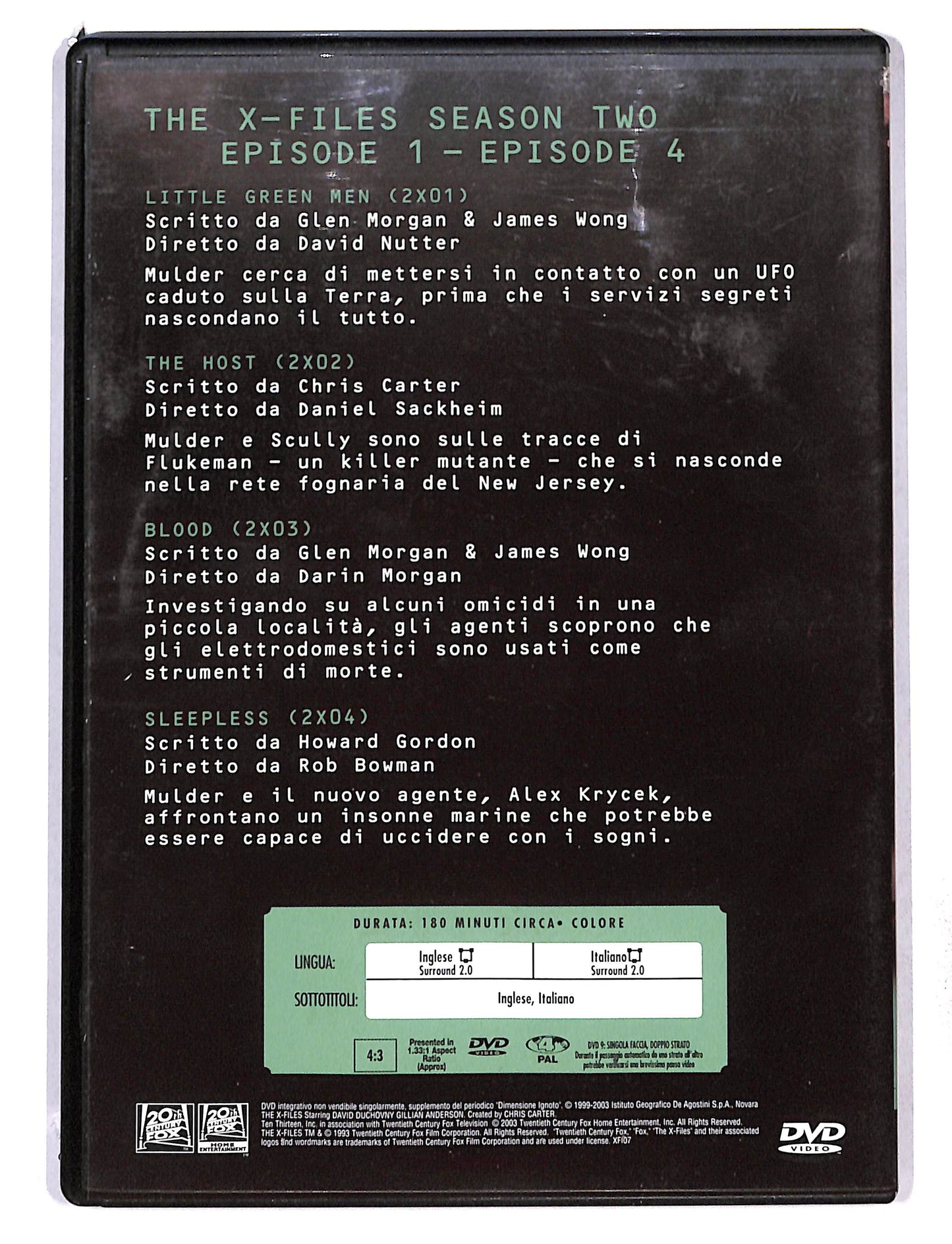 EBOND The X Files season Two vol.1 EDITORIALE DVD DB768430