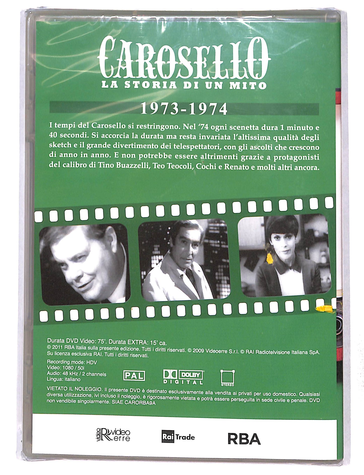 EBOND Carosello la storia di un mito vol.9 -1973-1974 EDITORIALE DVD DB768431