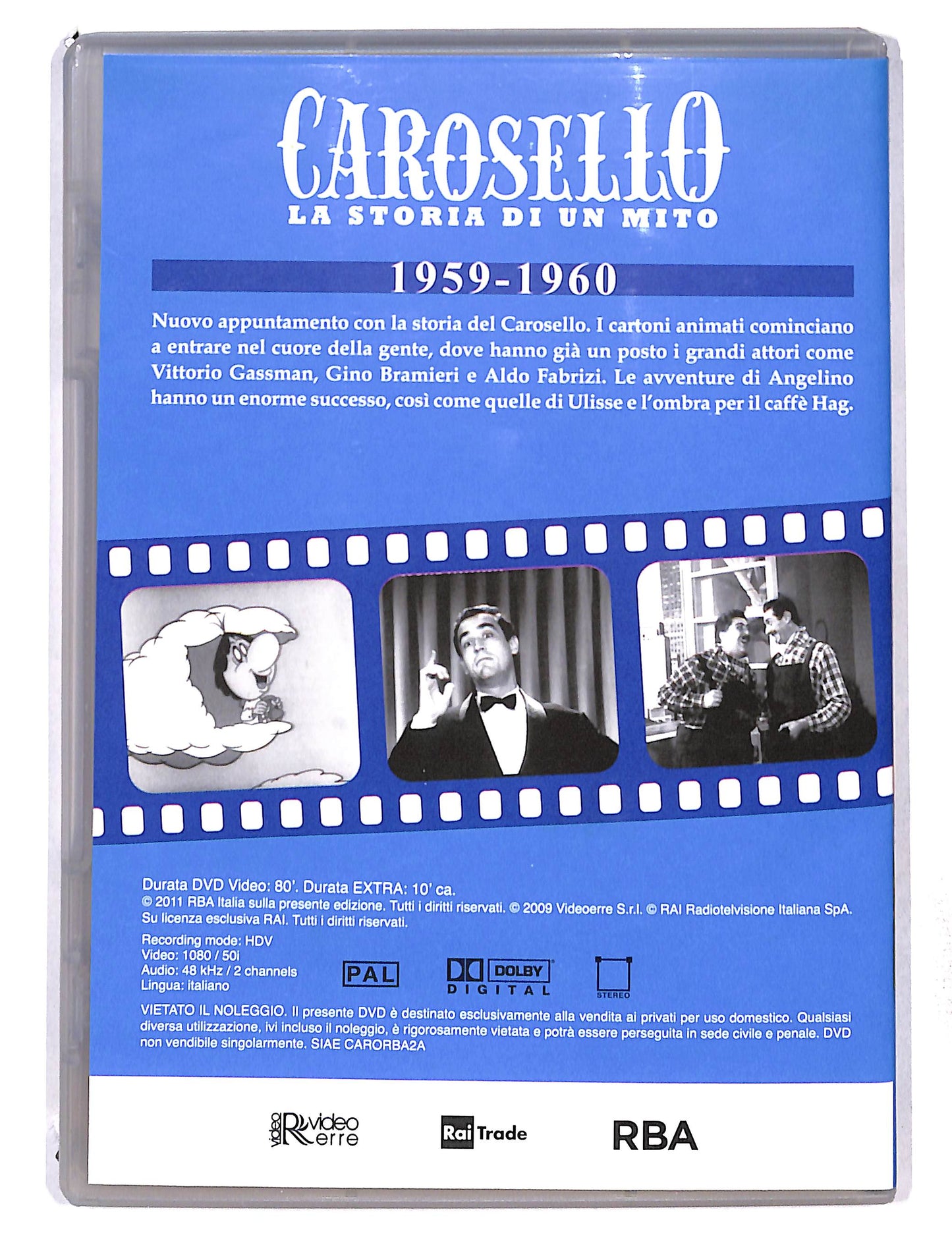 EBOND Carosello - la storia di un mito vol.2 -1959-1960 EDITORIALE DVD DB768434