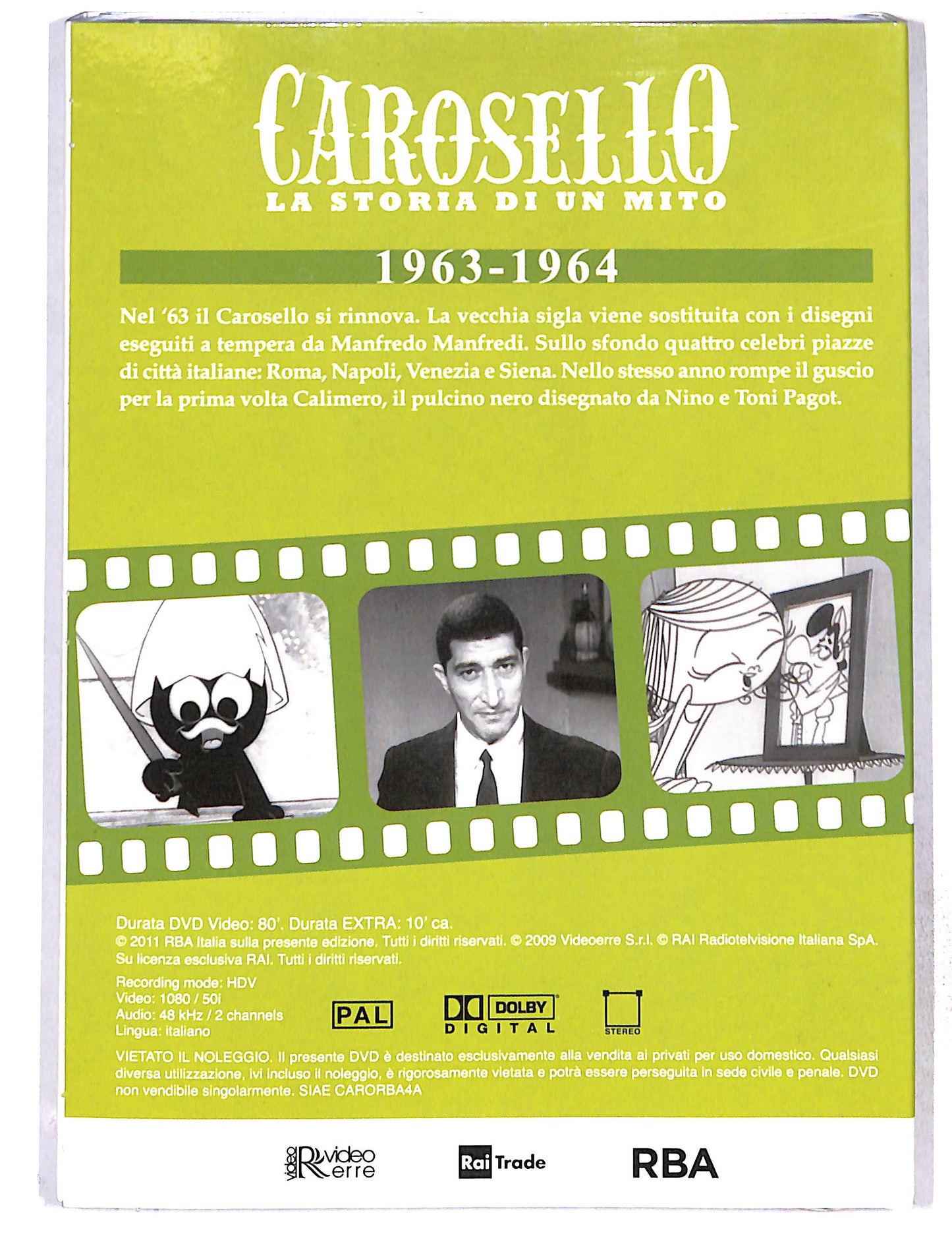 EBOND Carosello - la storia di un mito vol.4 - 1963-1964 EDITORIALE DVD DB768436