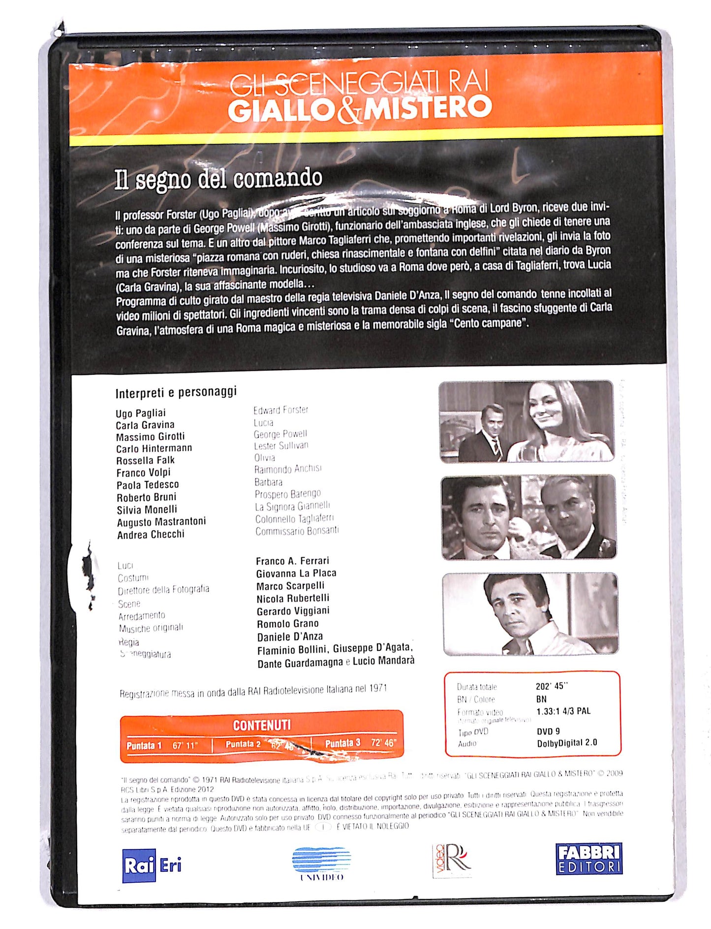 EBOND Il Segno del comando puntate 1-3 EDITORIALE DVD DB768442
