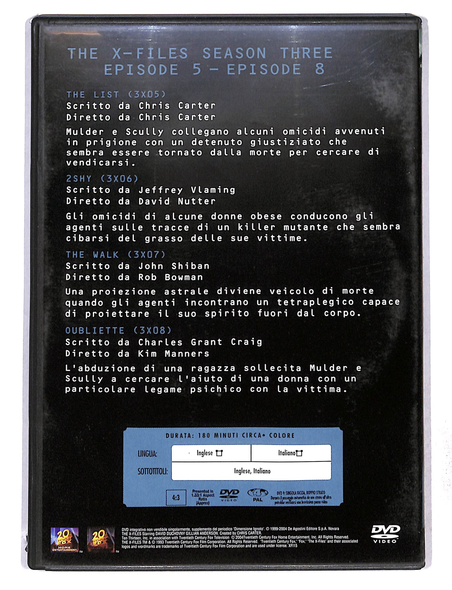 EBOND The X Files collection season three vol 2 EDITORIALE DVD DB768460