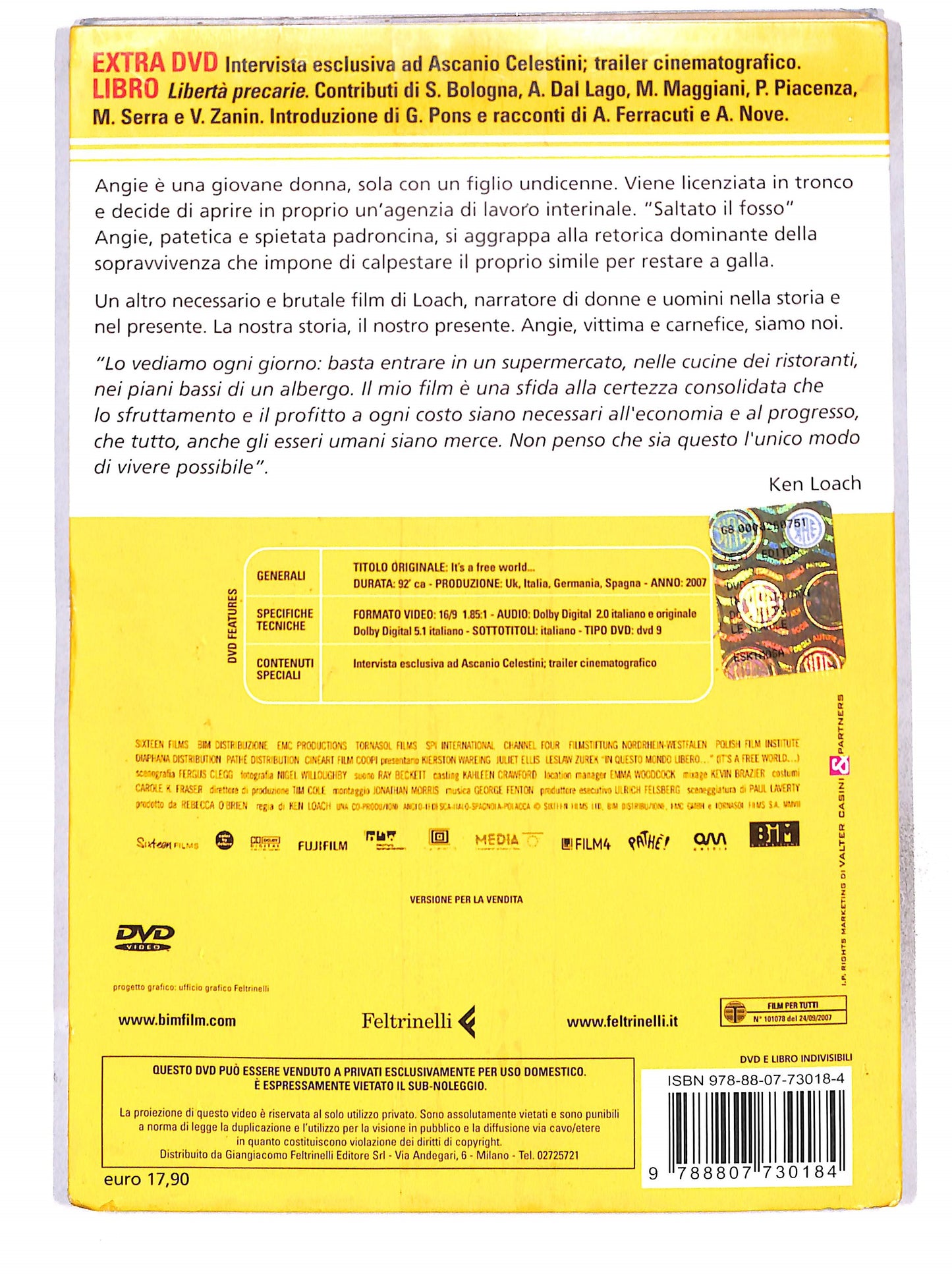 EBOND In Questo Mondo Libero + LIBRO DVD DB768466