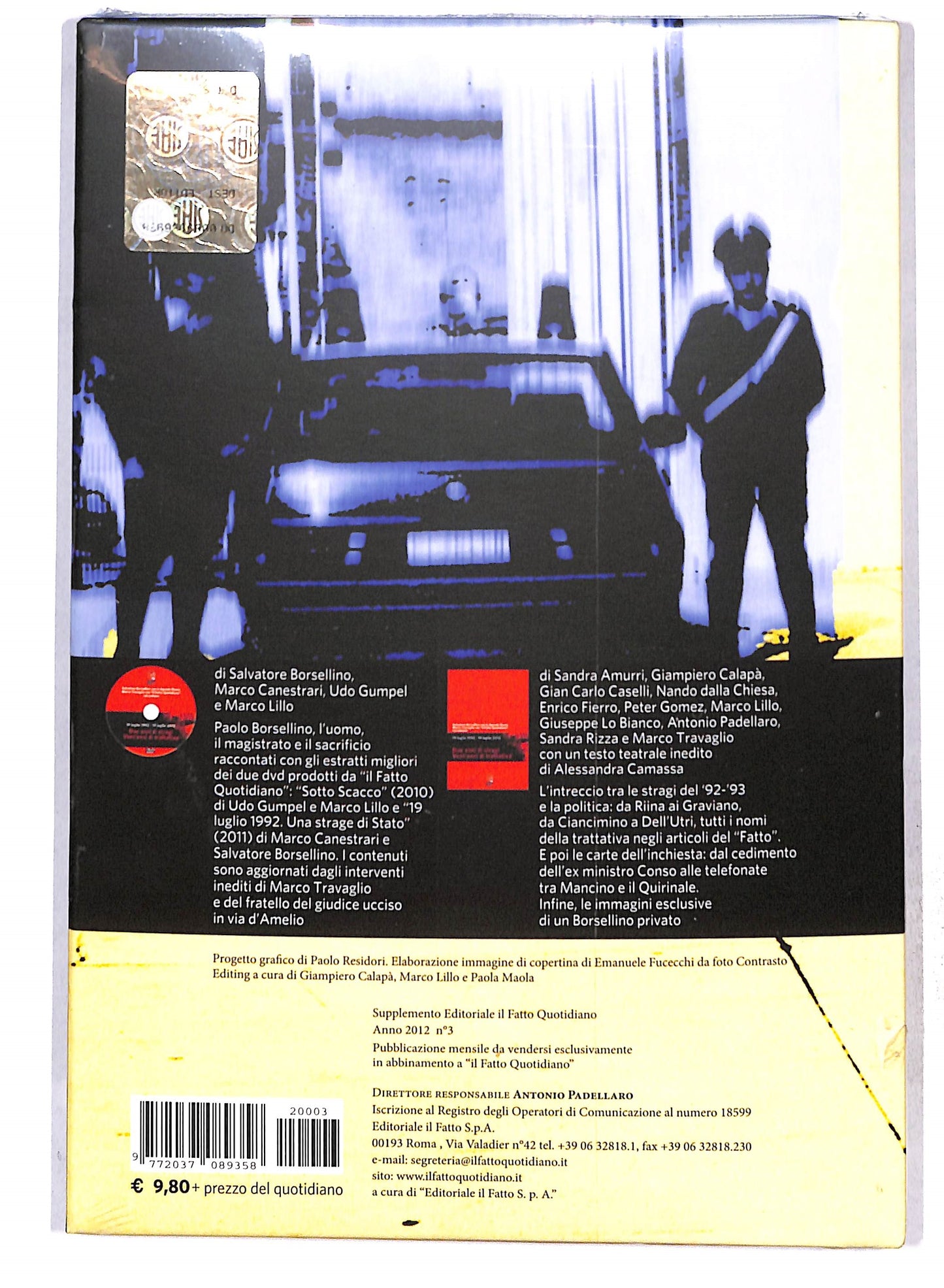 EBOND Due anni di stragi - Vent'anni di trattativa +DVD DB768467