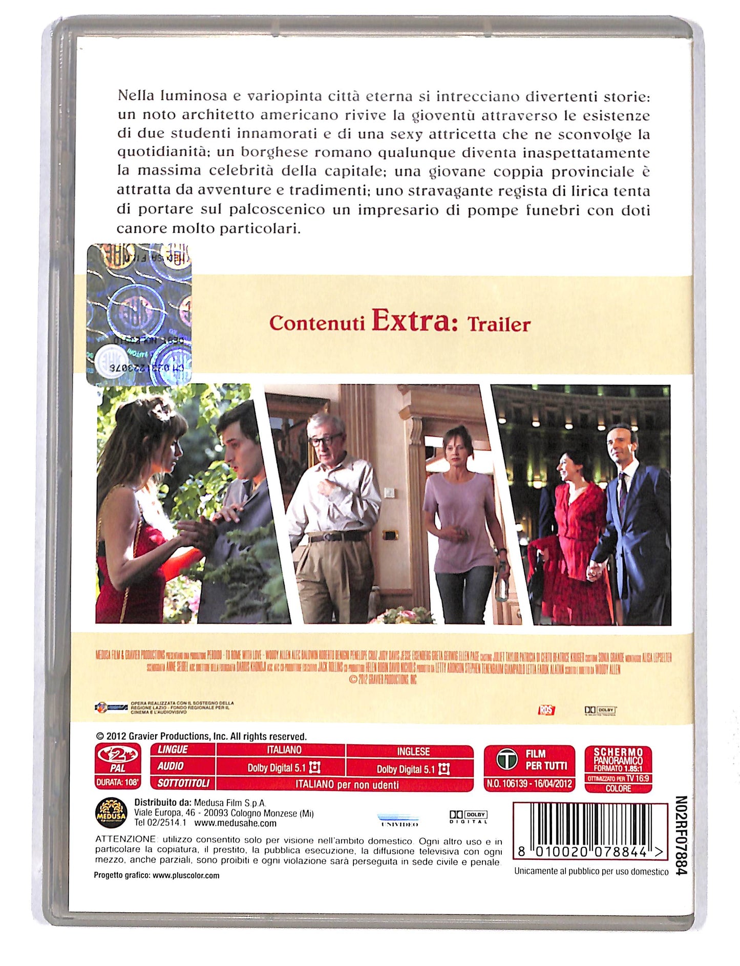 EBOND To Rome with Love NOLEGGIO DVD DB768621