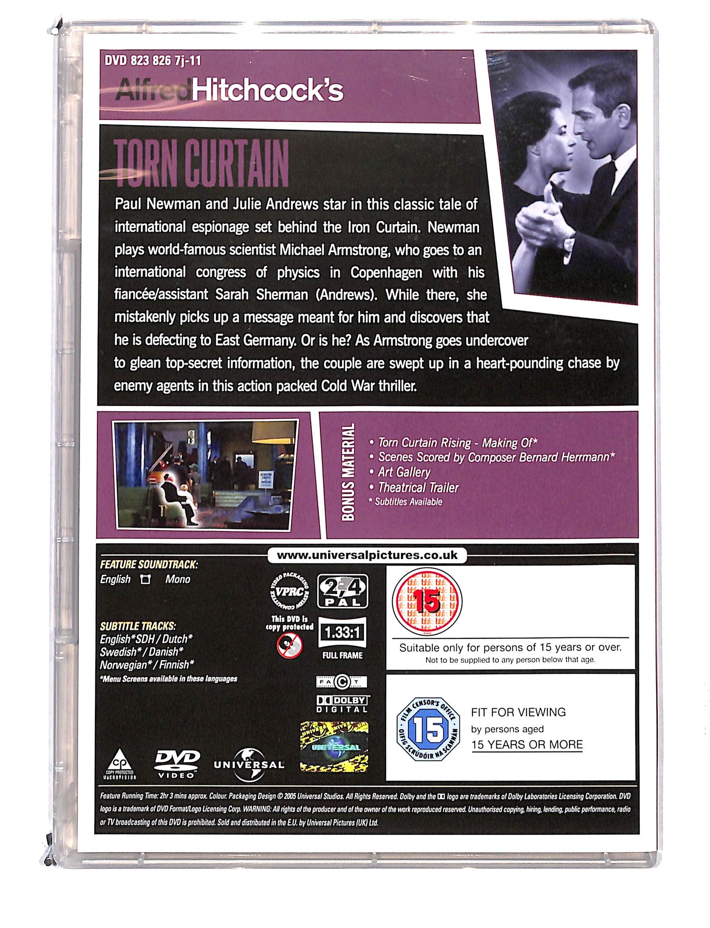 EBOND Alfred Hitchcock's - Torn Curtain SLIMCASE DVD DB768628