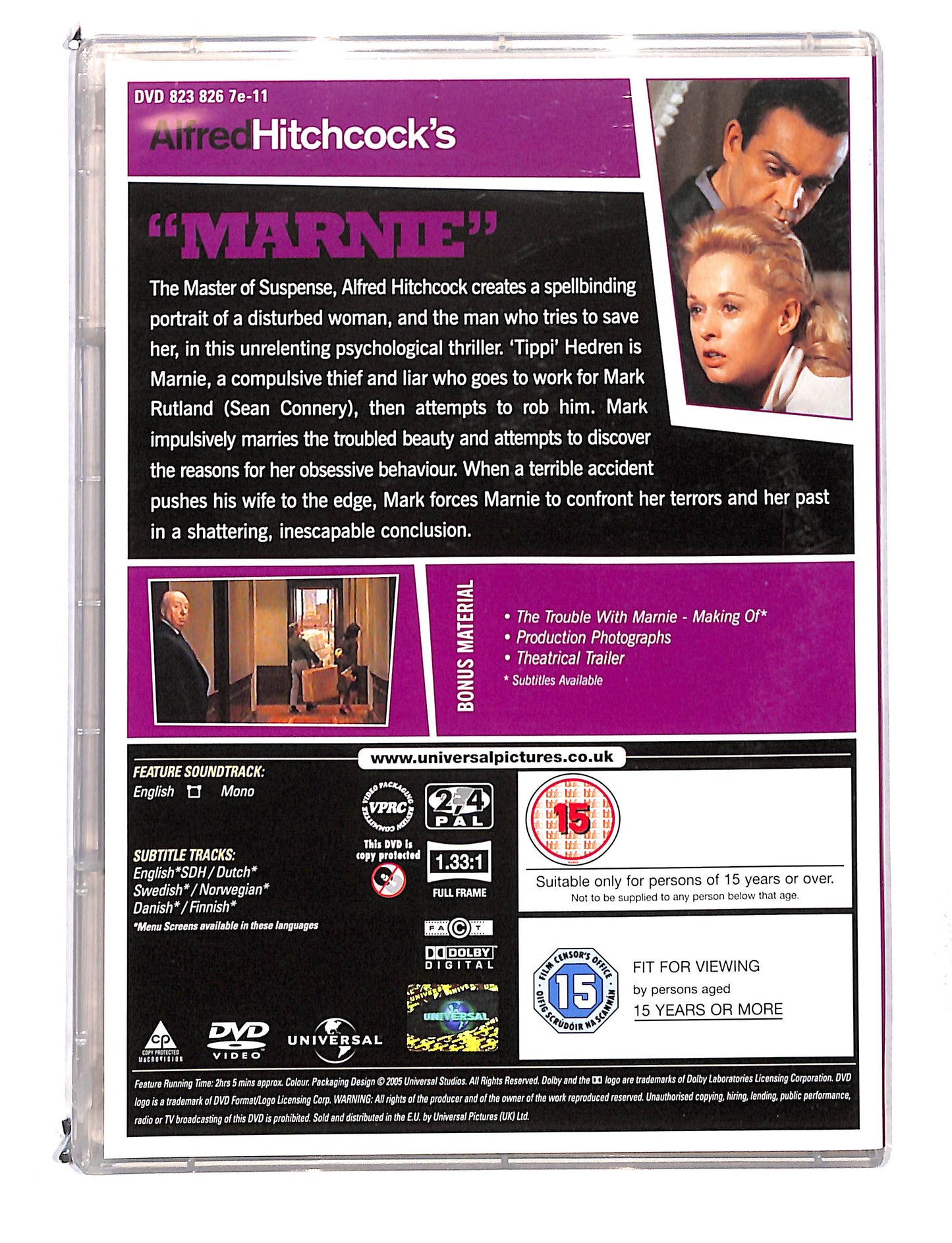 EBOND Alfred Hitchcock's - Marnie SLIMCASE DVD DB768633