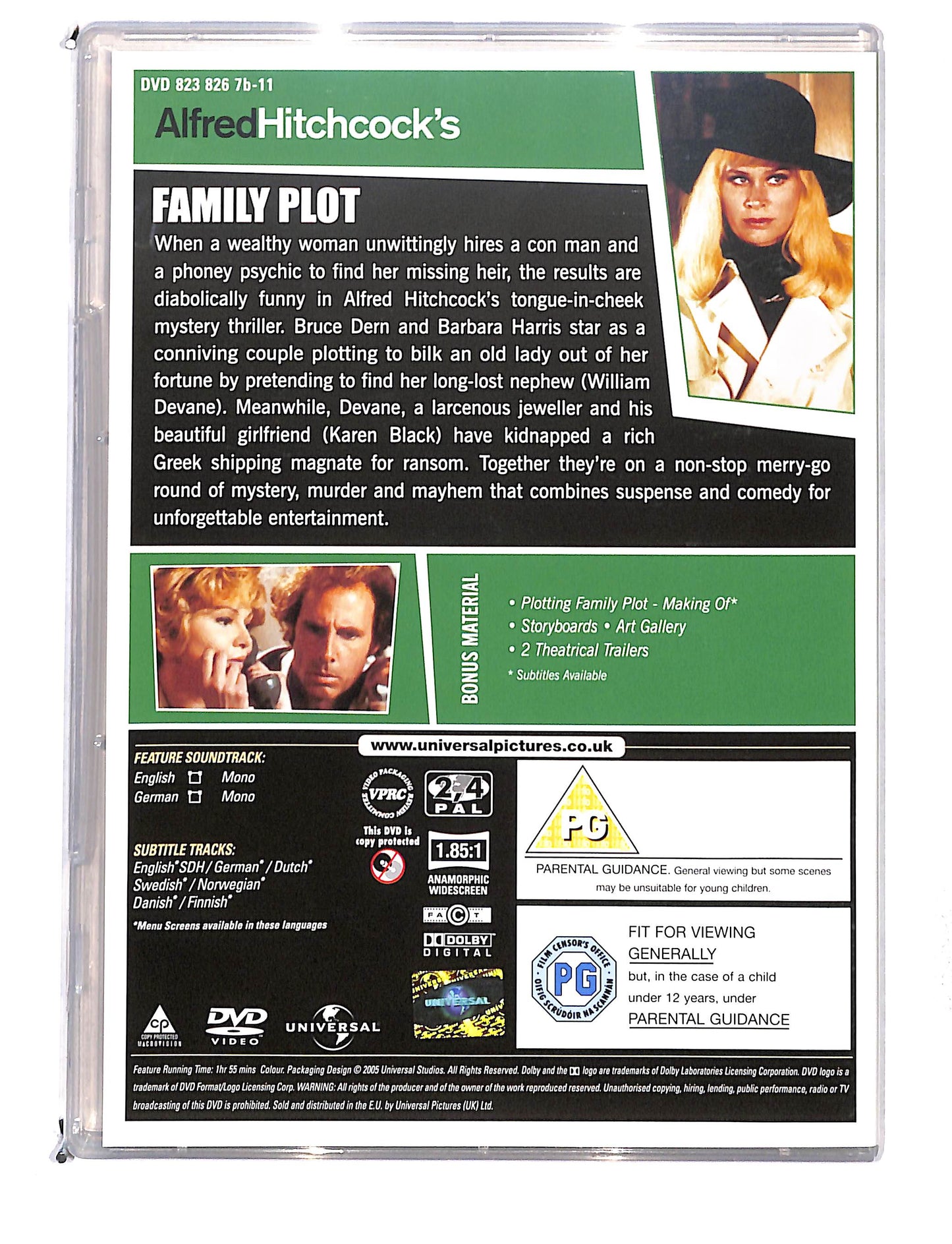 EBOND Alfred Hitchcock's - Family plot SLIMCASE DVD DB768636