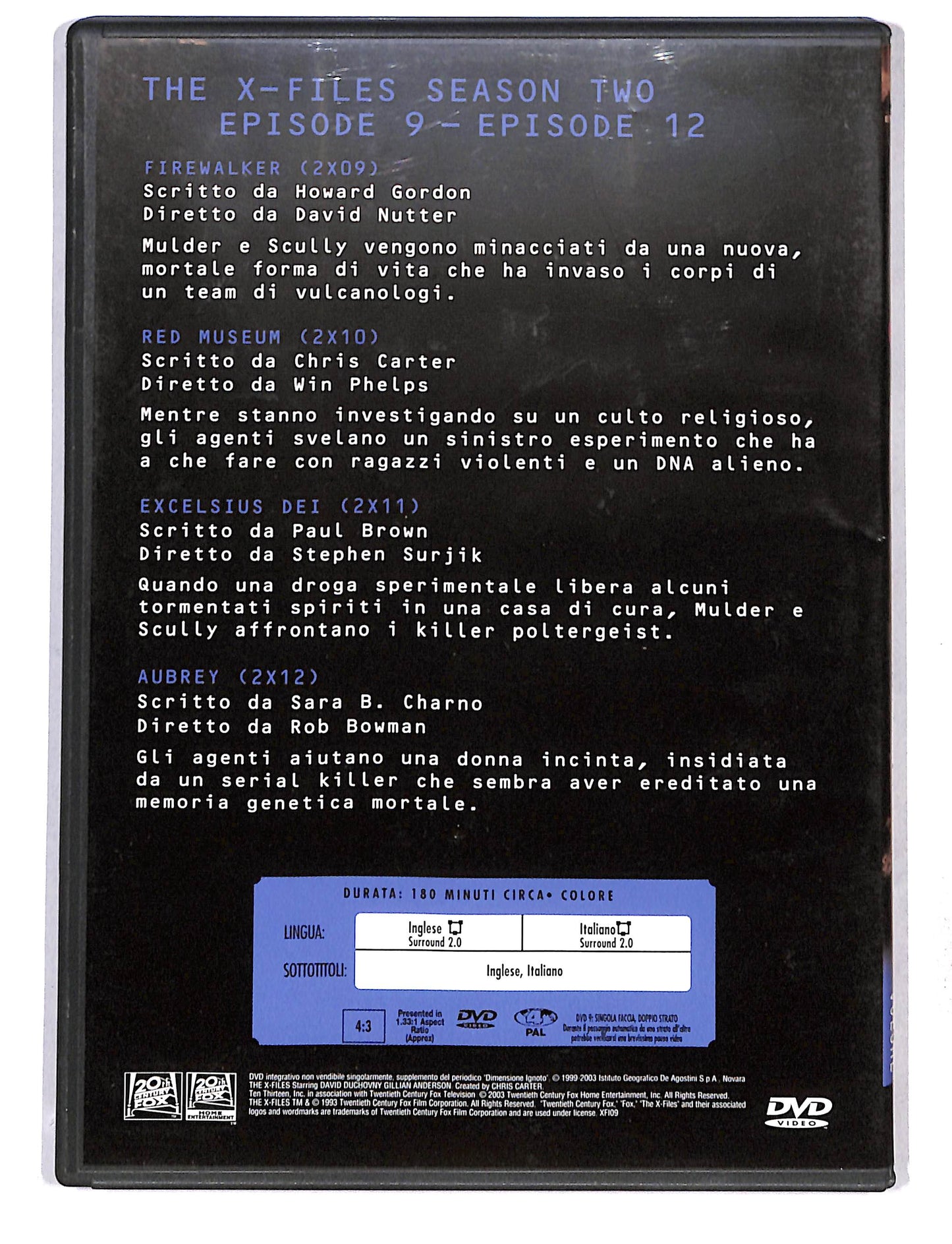 EBOND The X Files seasone two vol.3 EDITORIALE DVD DB768653