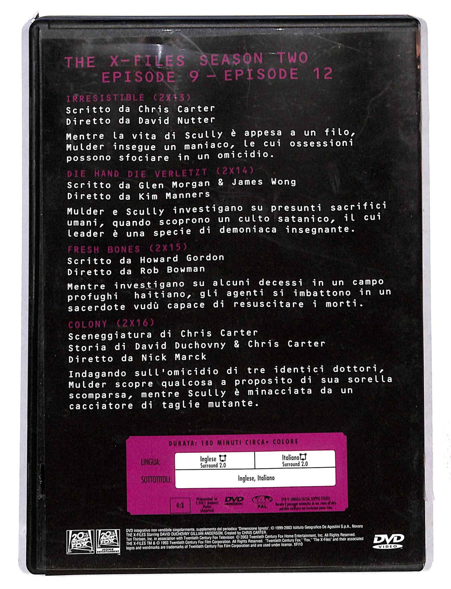 EBOND The x files season two vol 4 EDITORIALE DVD DB768654