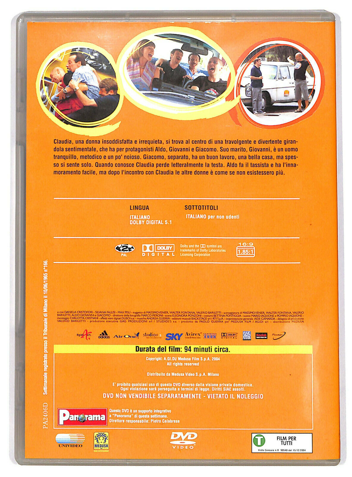 EBOND Tu La Conosci Claudia Editoriale DVD DB768822