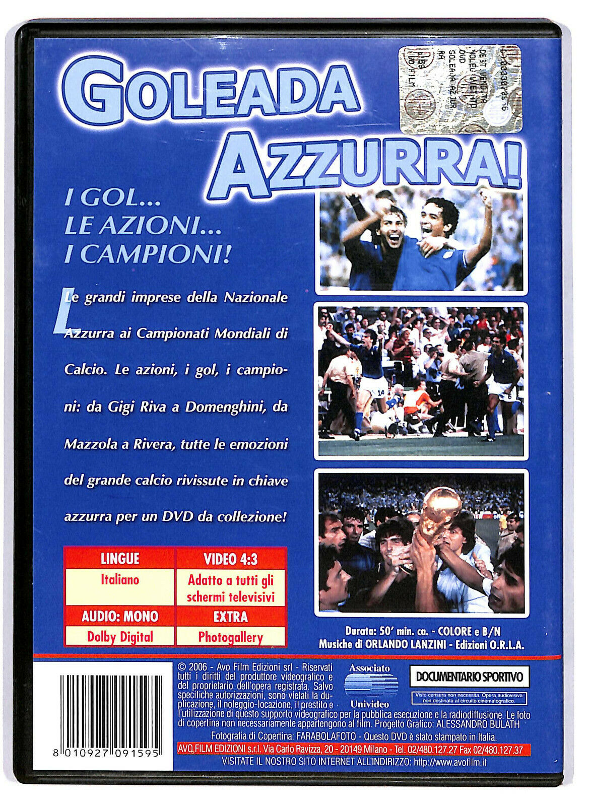EBOND Goleada Azzurra Editoriale DVD DB768856