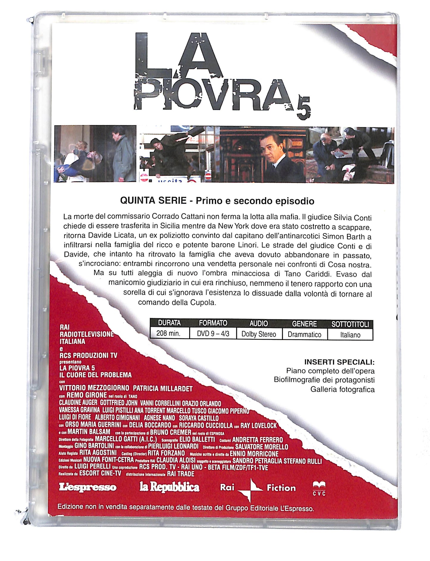 EBOND La Piovra 5 vol.1 - Primo e Secondo episodio EDITORIALE DVD DB769118