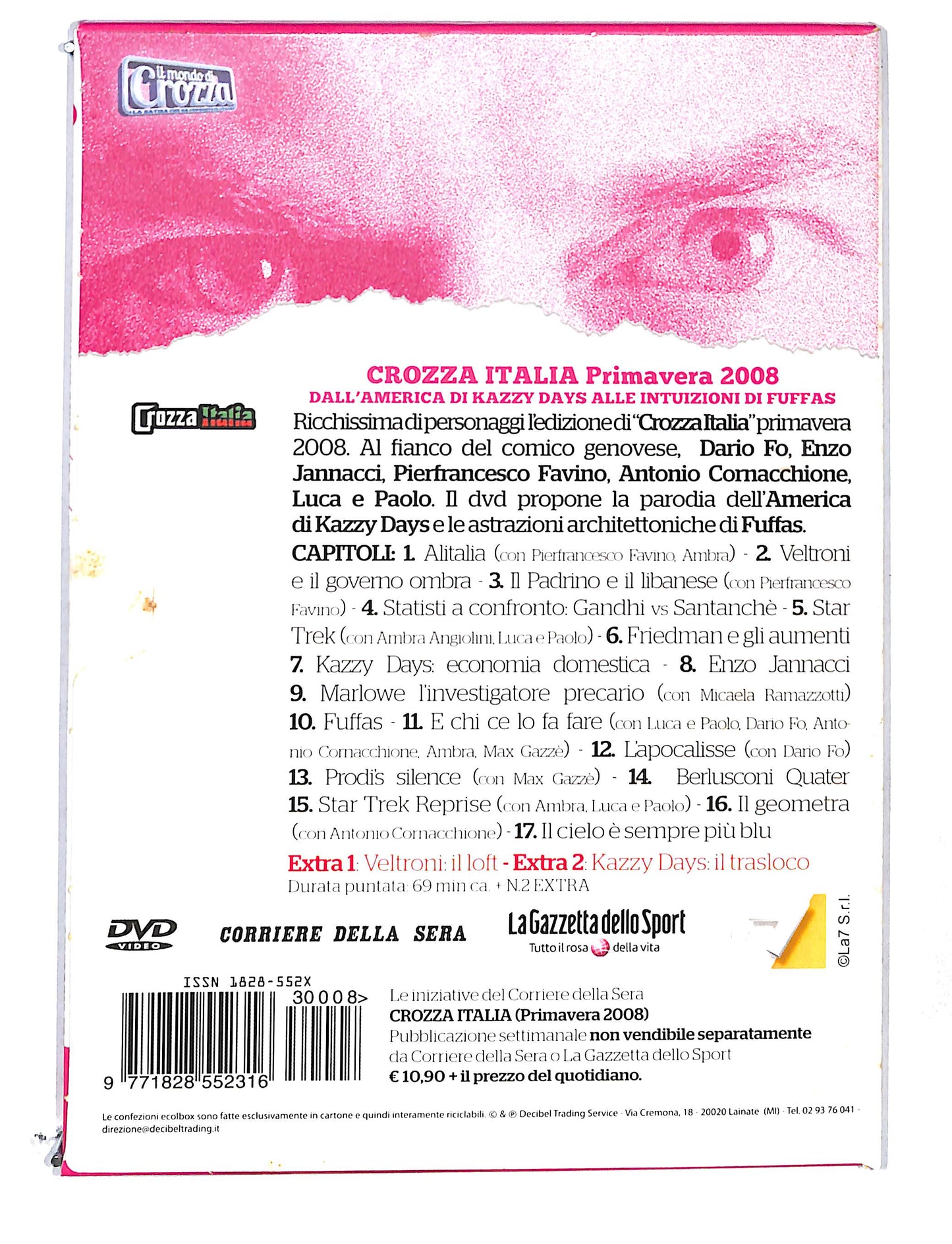 EBOND Il Mondo di Crozza vol.8 dall'America di Kazzy DIGIPACK DVD DB769120