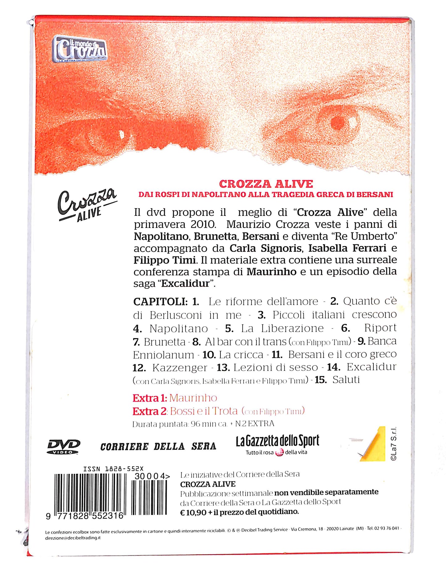 EBOND Il Mondo di Crozza vol.4 dai rospi di Napolitano DIGIPACK DVD DB769124